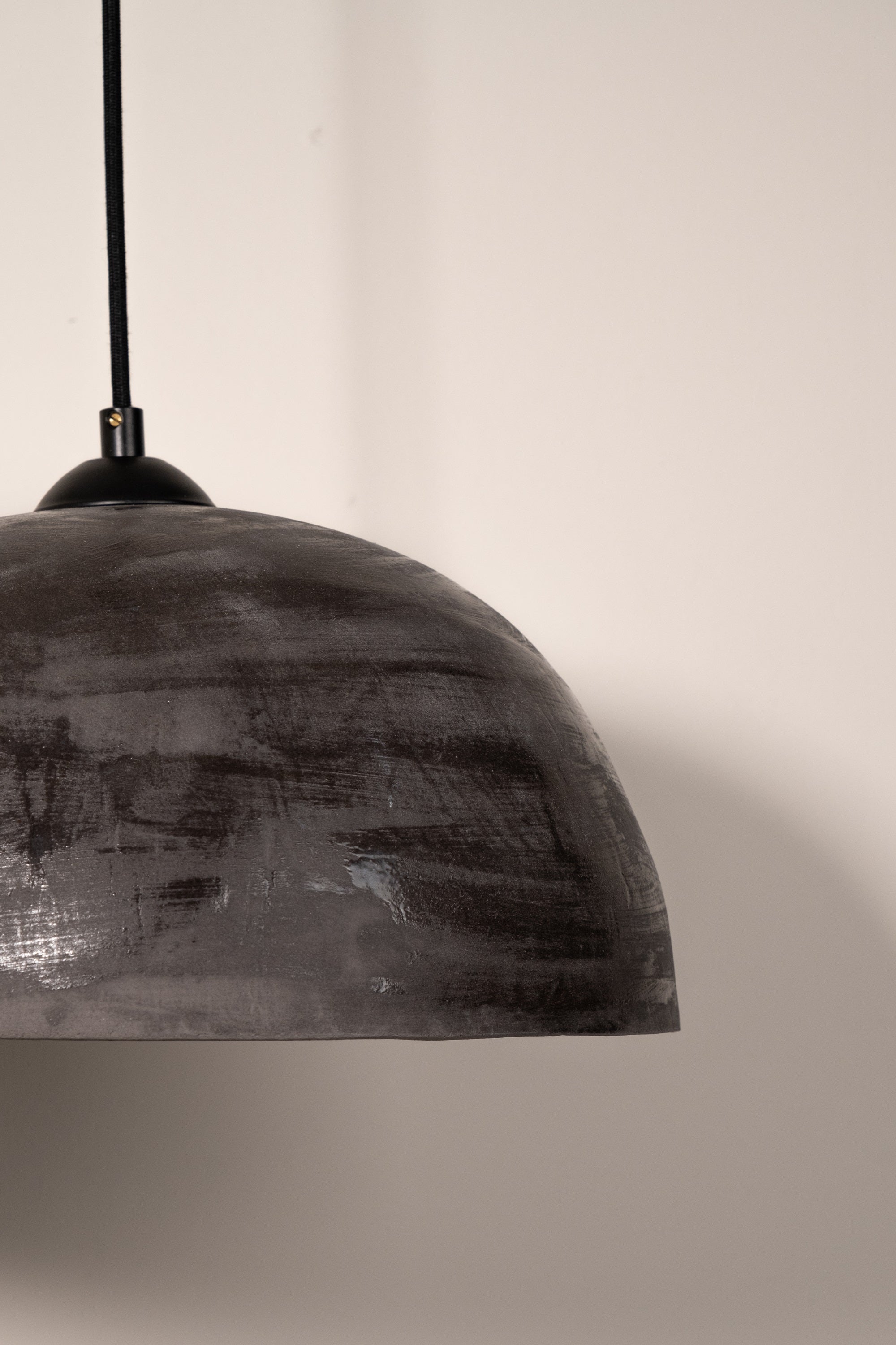 Large Size Handmade Ceramic Pendant Chandelier With Rustic - Geza Ceramic Studio