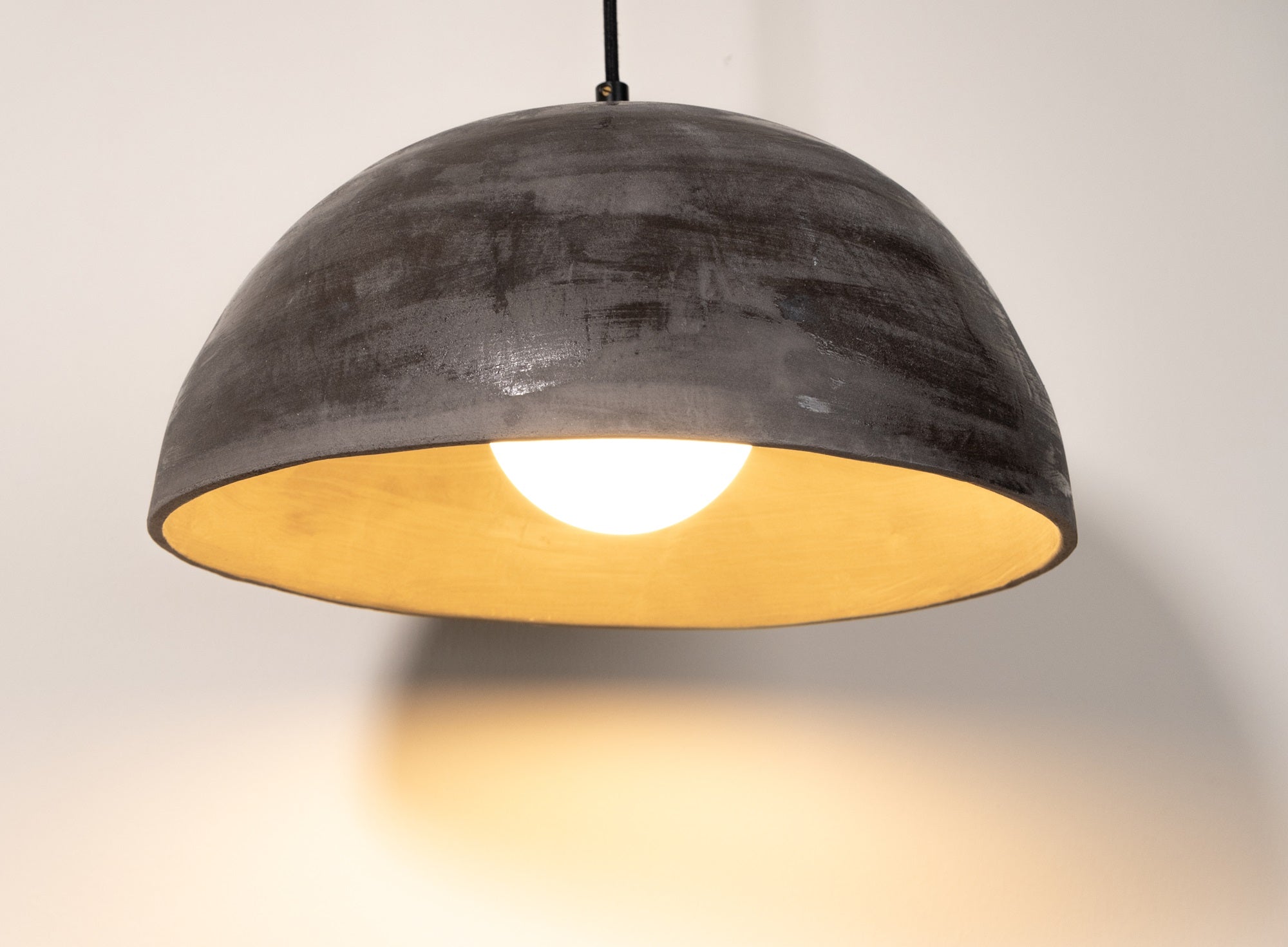 Large Size Handmade Ceramic Pendant Chandelier With Rustic - Geza Ceramic Studio