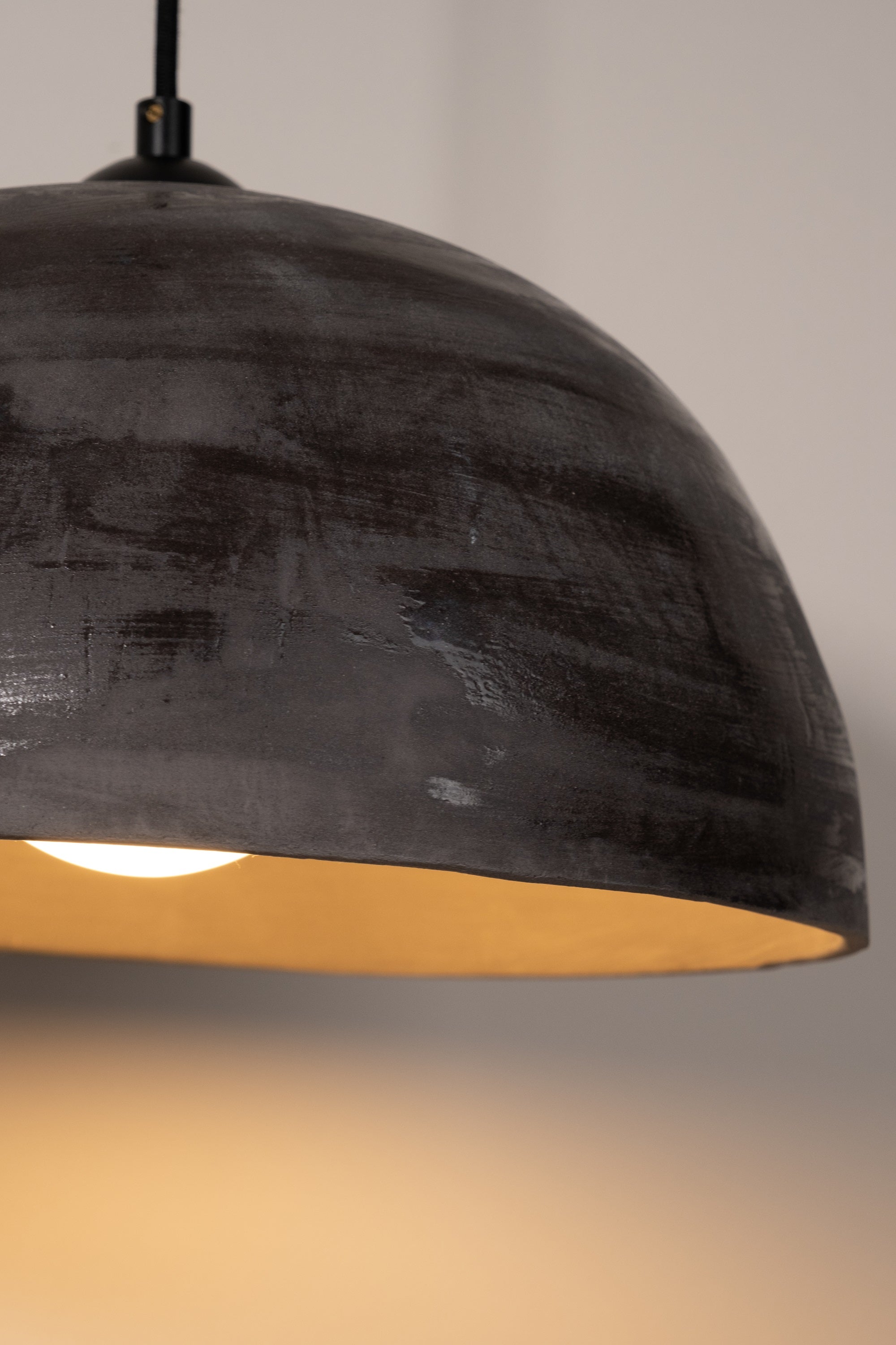Large Size Handmade Ceramic Pendant Chandelier With Rustic - Geza Ceramic Studio