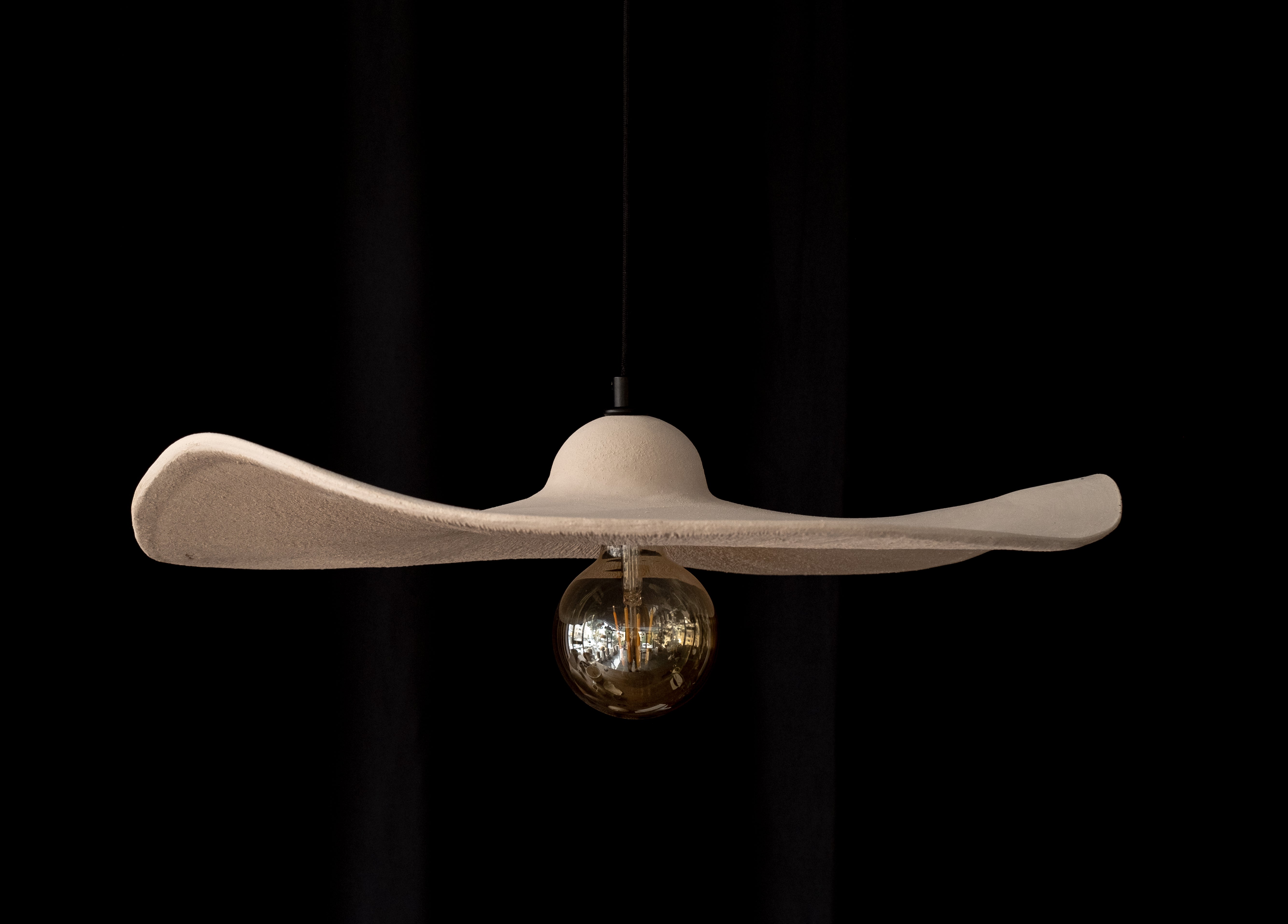 Beige Handmade Modern Pendant Ceramic - Geza Ceramic Studio