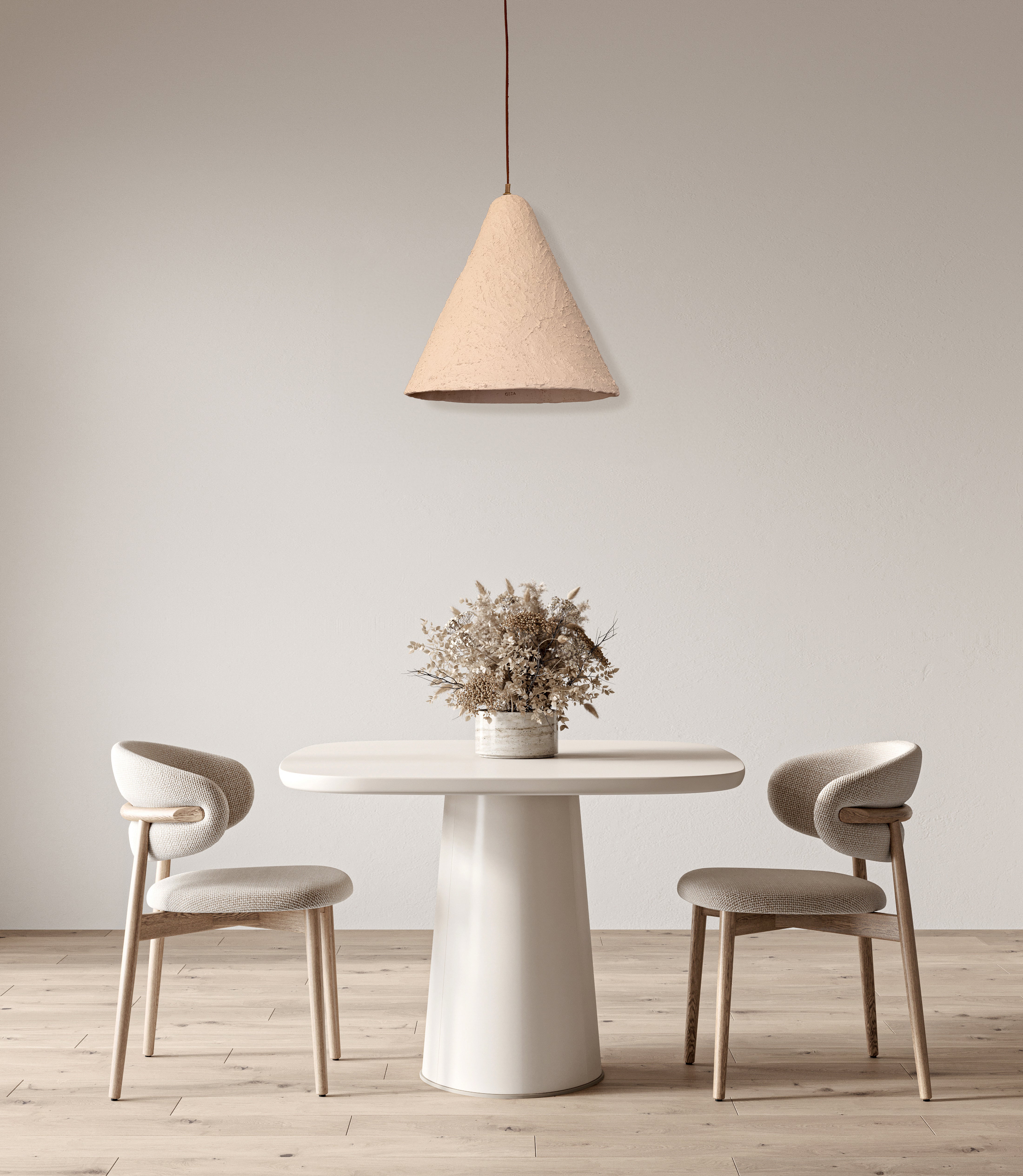 Big Wabi Sabi White Handmade Ceramic Pendant Lamp, Japandi Pendant Light, Gothic Ceilling Lamp, Home Decore Gift