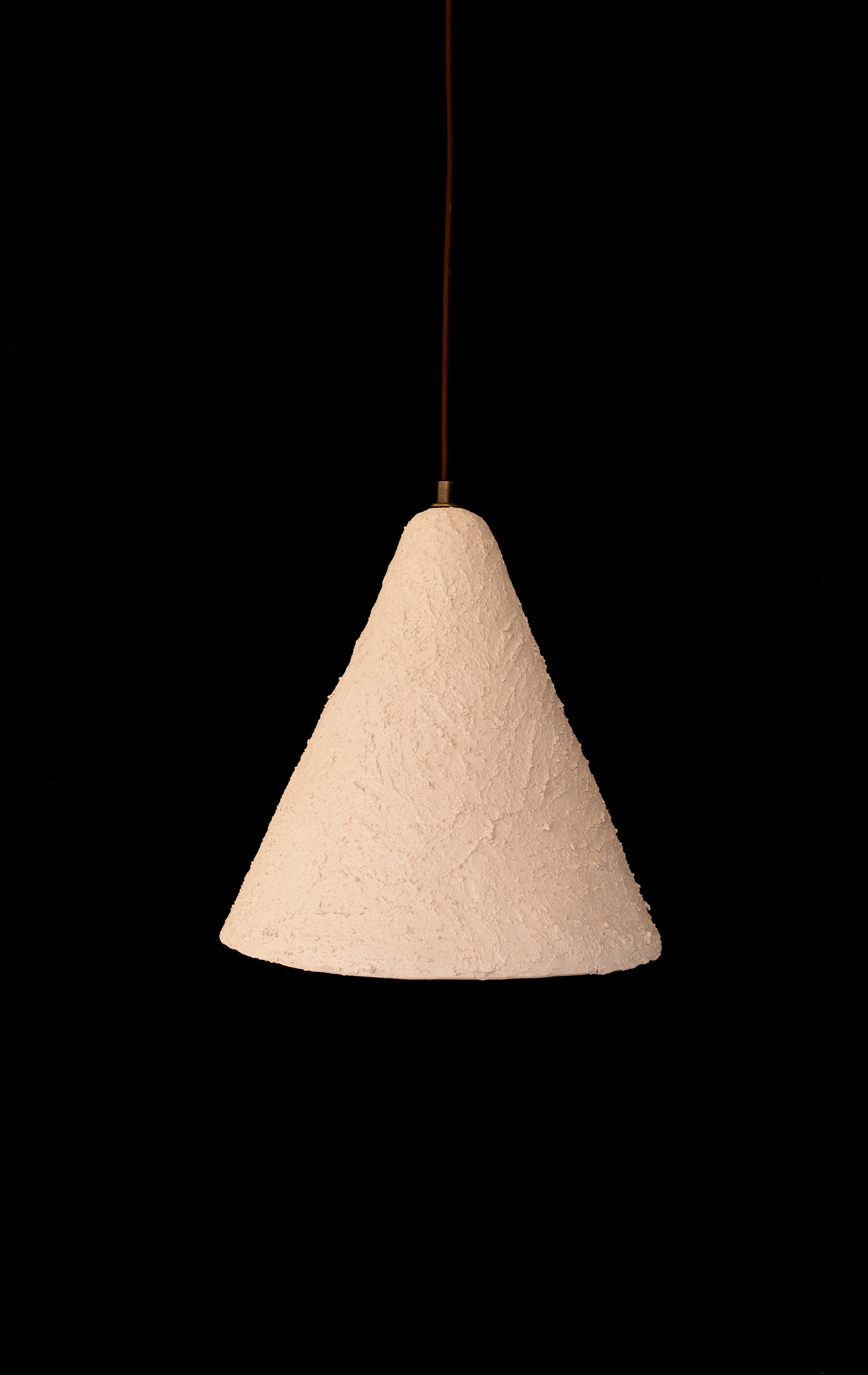 Big Wabi Sabi White Handmade Ceramic Pendant Lamp, Japandi Pendant Light, Gothic Ceilling Lamp, Home Decore Gift