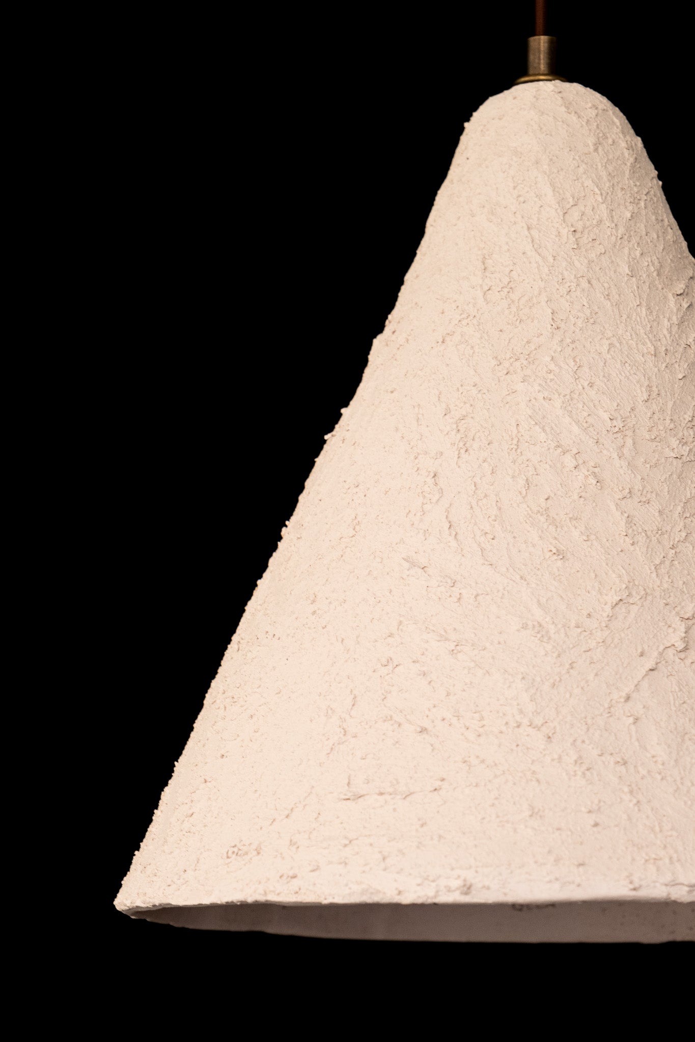 Big Wabi Sabi White Handmade Ceramic Pendant Lamp, Japandi Pendant Light, Gothic Ceilling Lamp, Home Decore Gift