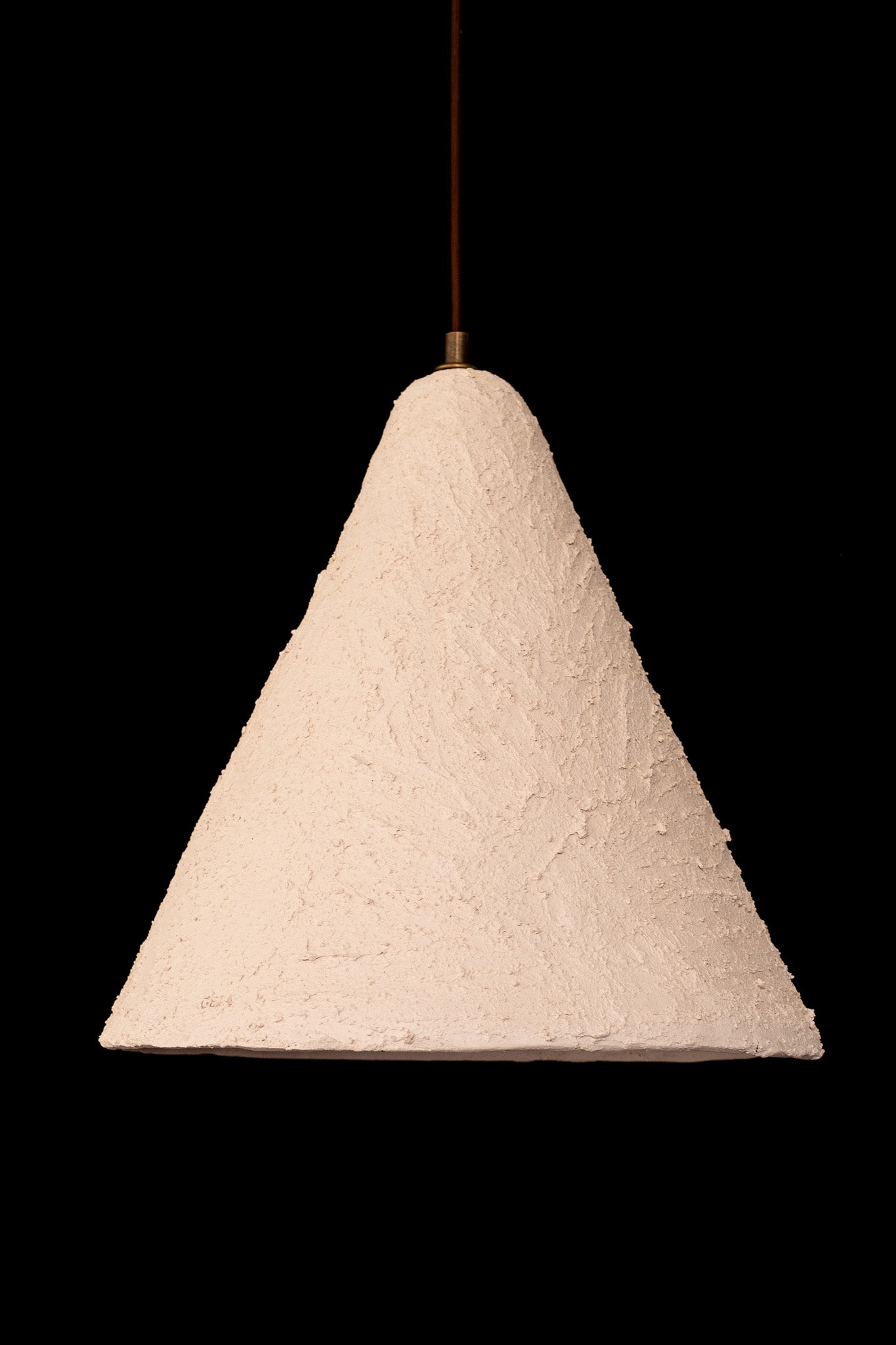 Big Wabi Sabi White Handmade Ceramic Pendant Lamp, Japandi Pendant Light, Gothic Ceilling Lamp, Home Decore Gift
