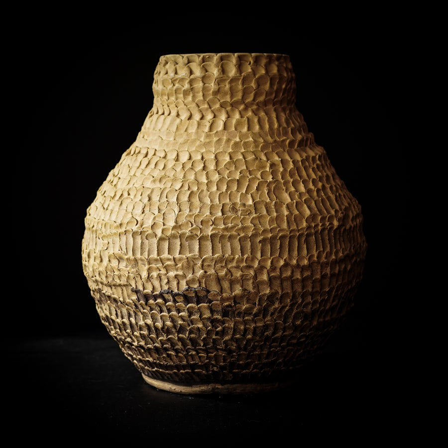 Aveline – handmade ceramic wall art decor in natural stoneware clay by Geza Ceramic Studio