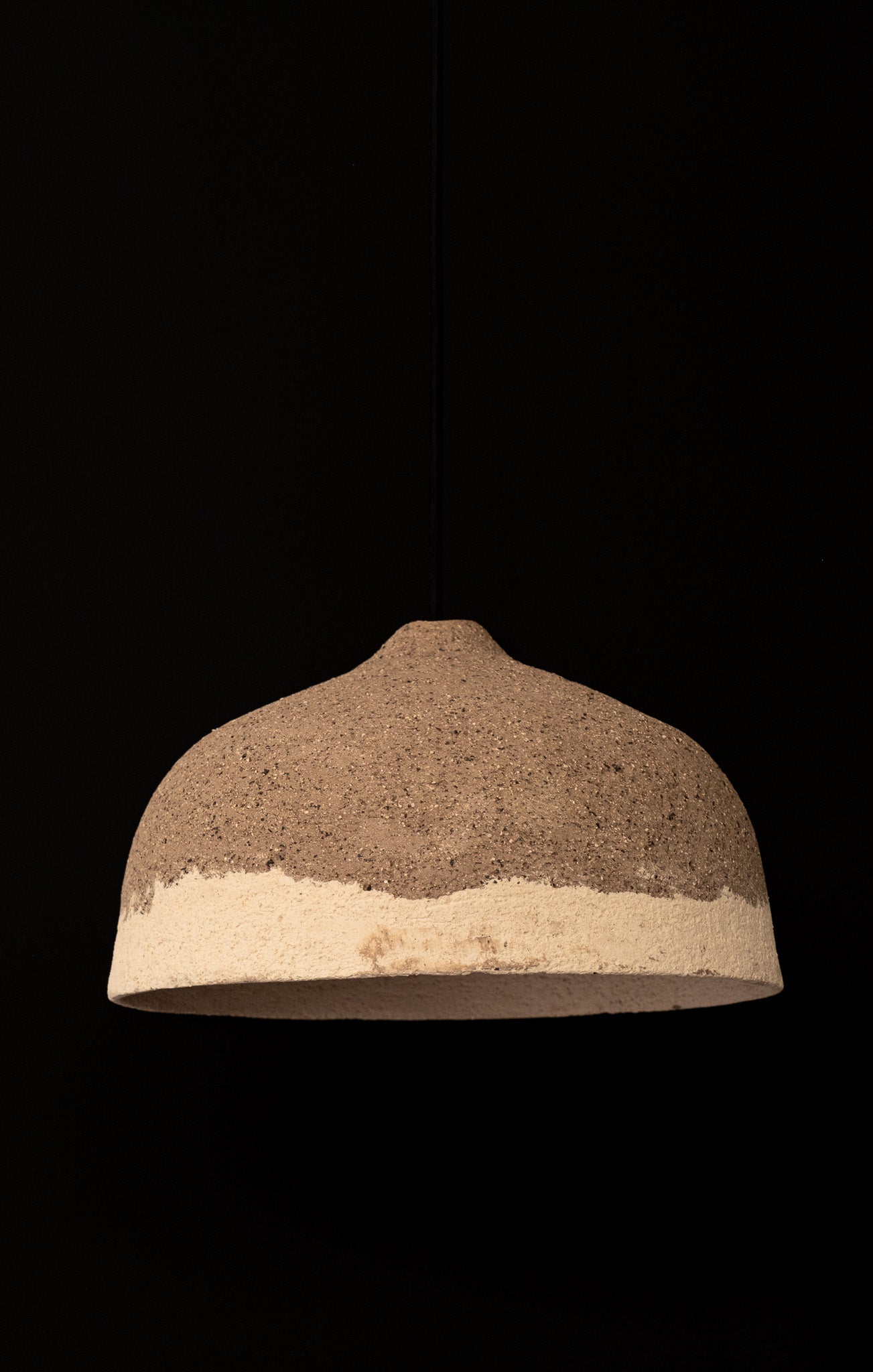 Wabi Sabi Natural Textured Handmade Ceramic Pendant Chandelier, Pendant Light, Kitchen Island Pendant Lamp - Geza Ceramic Studio