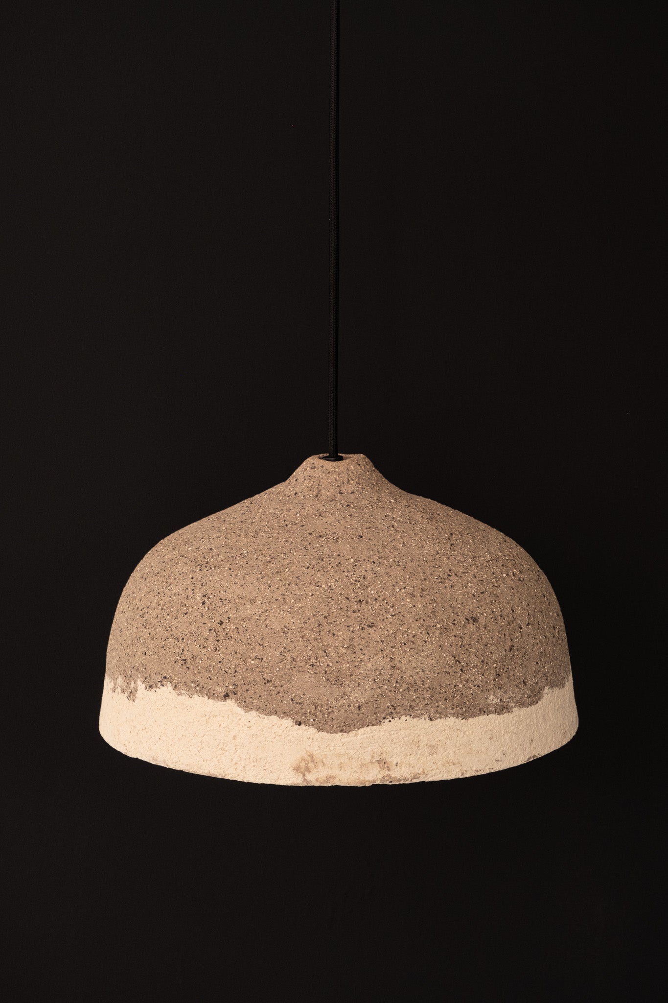 Wabi Sabi Natural Textured Handmade Ceramic Pendant Chandelier, Pendant Light, Kitchen Island Pendant Lamp - Geza Ceramic Studio