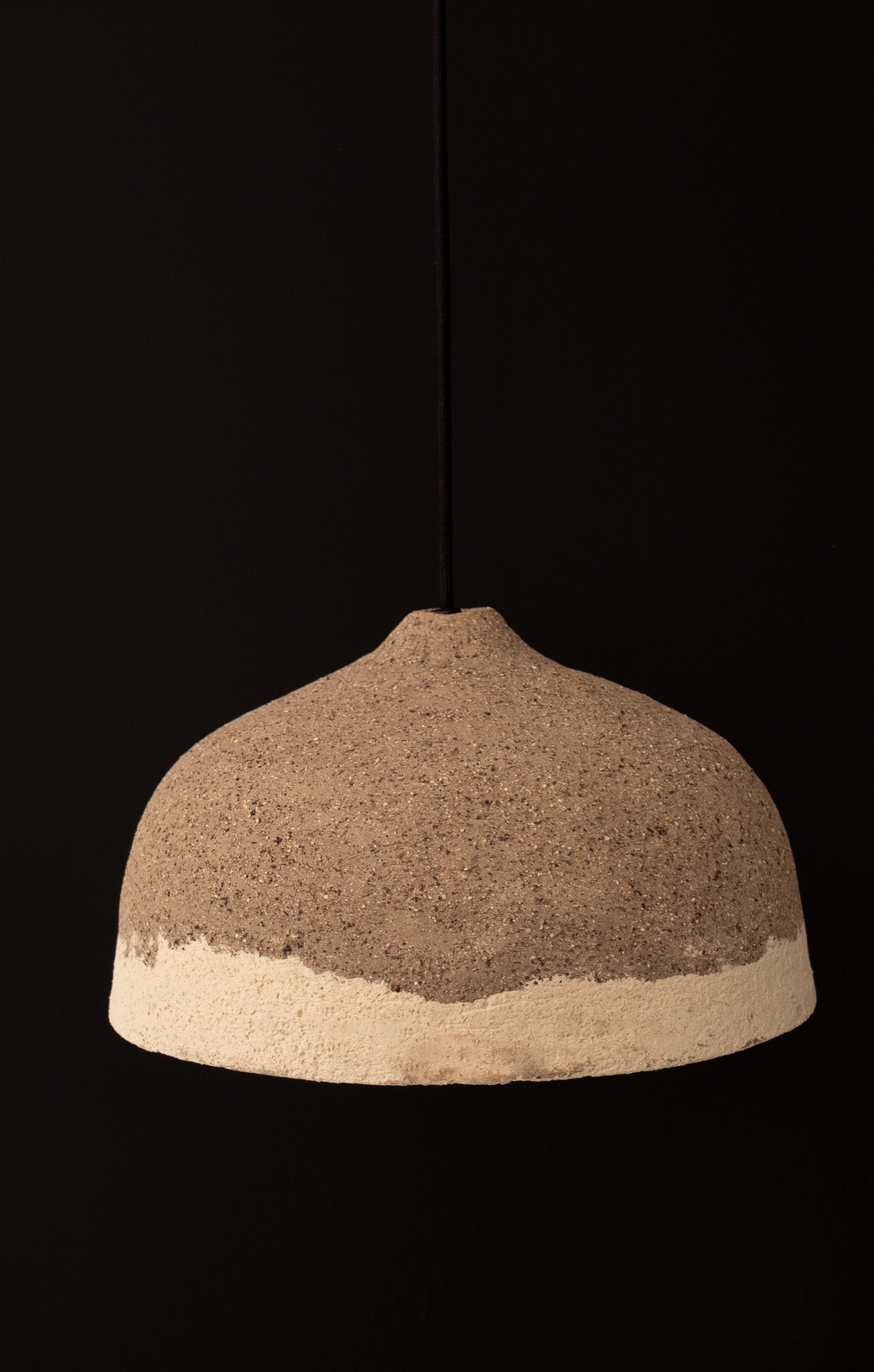 Wabi Sabi Natural Textured Handmade Ceramic Pendant Chandelier, Pendant Light, Kitchen Island Pendant Lamp - Geza Ceramic Studio