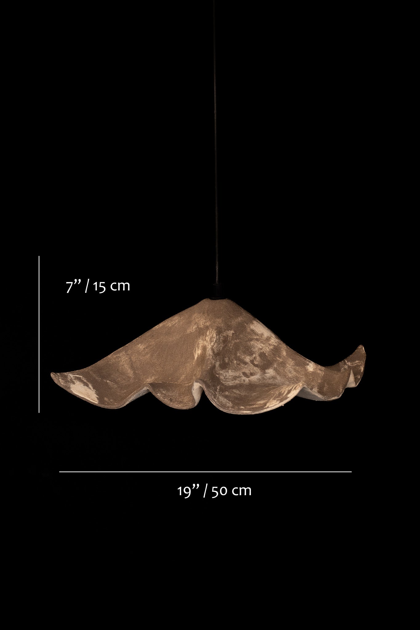 Amorf Handgemachte Keramik Moderne Pendelleuchte, Japandi Pendelleuchte, Wabi Sabi Kronleuchter, Home Gift Pendelleuchte