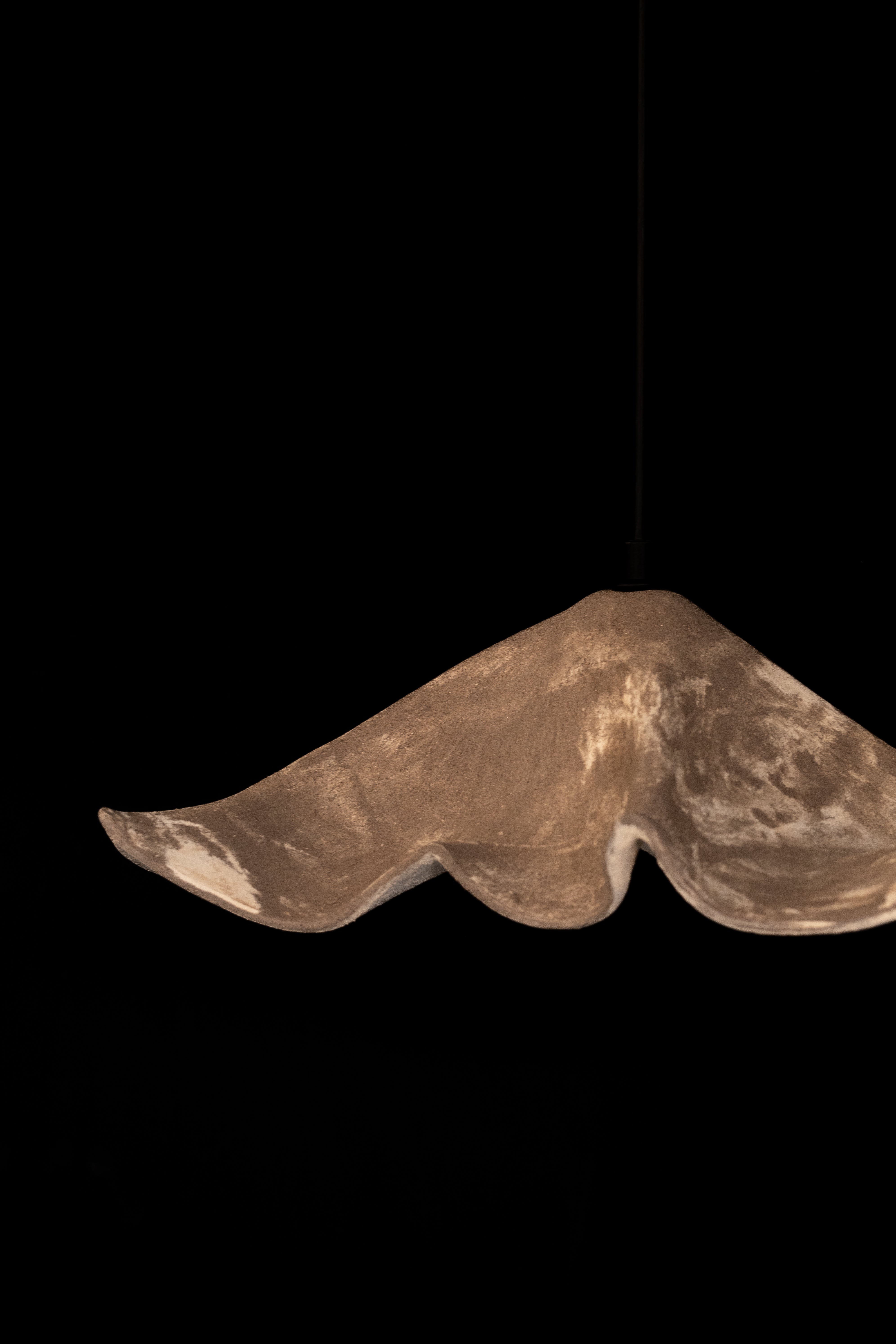 Amorf Handgemachte Keramik Moderne Pendelleuchte, Japandi Pendelleuchte, Wabi Sabi Kronleuchter, Home Gift Pendelleuchte