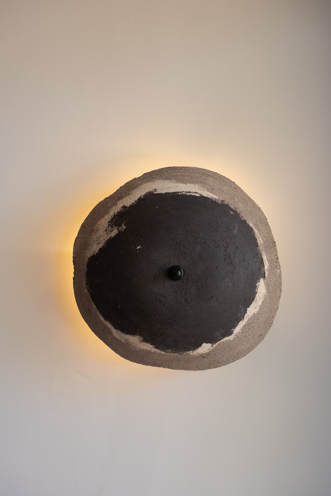 22 inhes Handmade Ceramic Wall Sconce, Wabi Sabi Amorf Wall Light, Personalized Handmade Ceramic Lamp