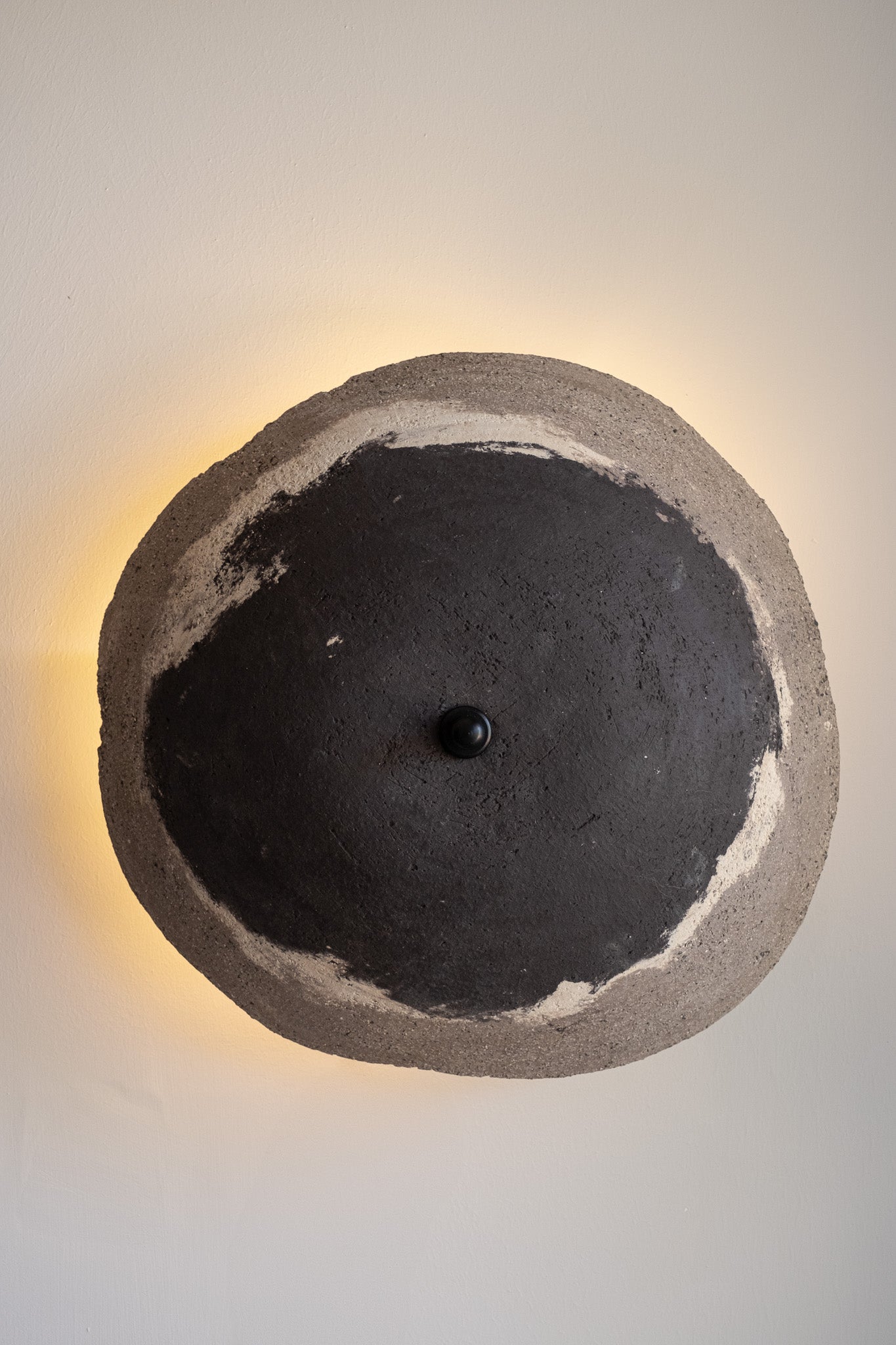 22 inhes Handmade Ceramic Wall Sconce, Wabi Sabi Amorf Wall Light, Personalized Handmade Ceramic Lamp