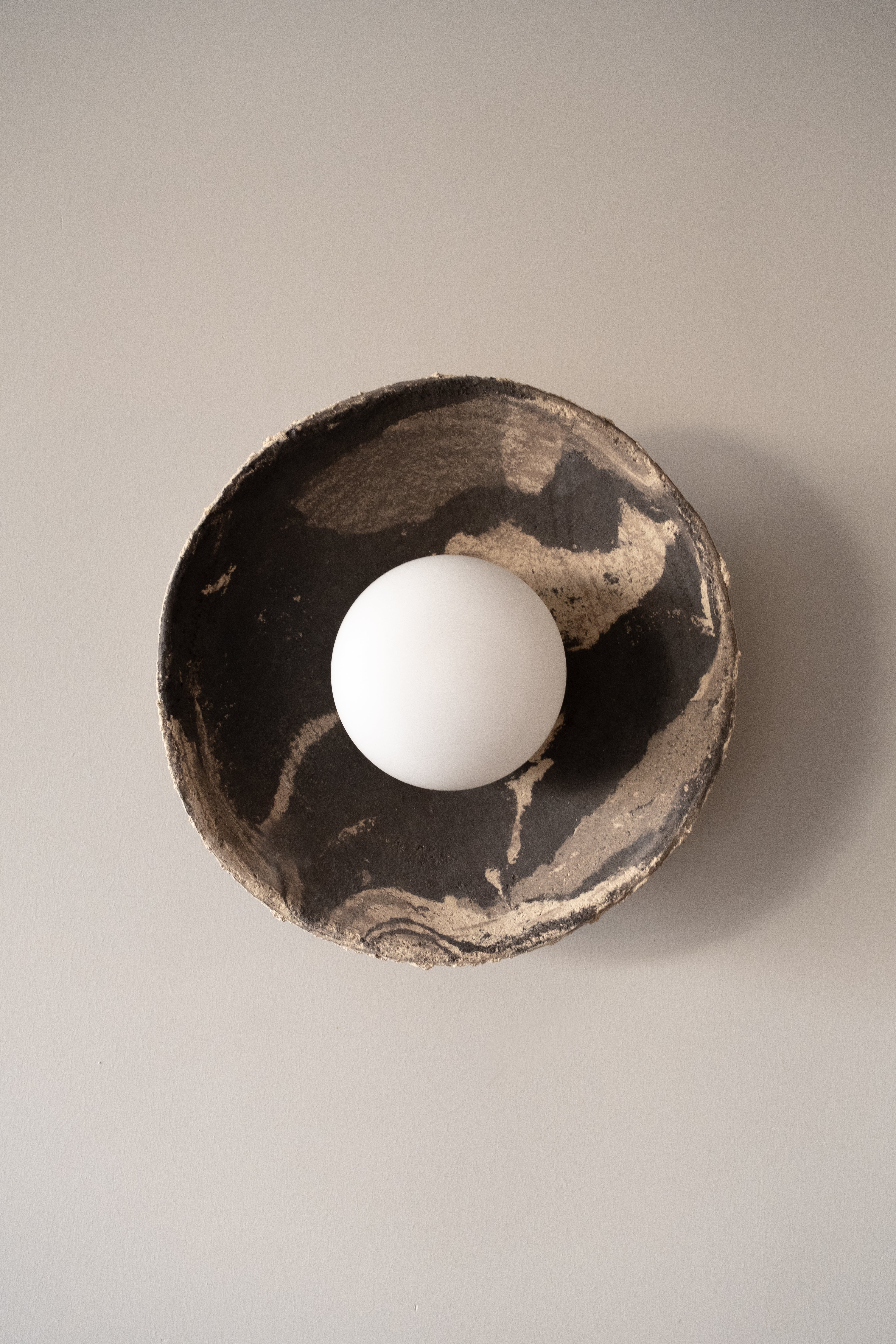 Wabi Sabi Handmade Ceramic Wall Lamp, Ceramic Wall Sconces,