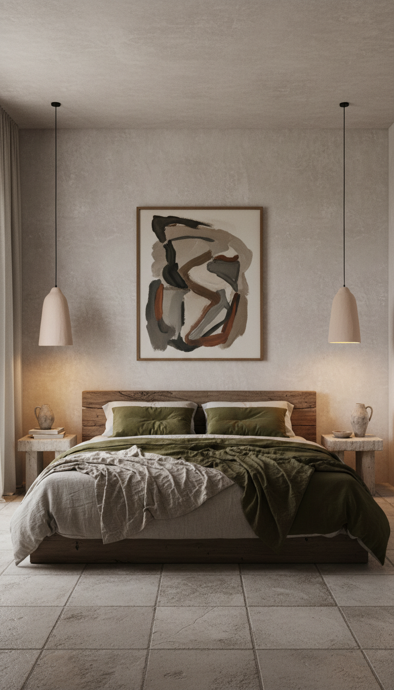 Wabi Sabi Uzun El Yapımı Seramik Sarkıt Avize, Doğal Dokulu Seramik Lamba, Mutfak Adası Avizesi