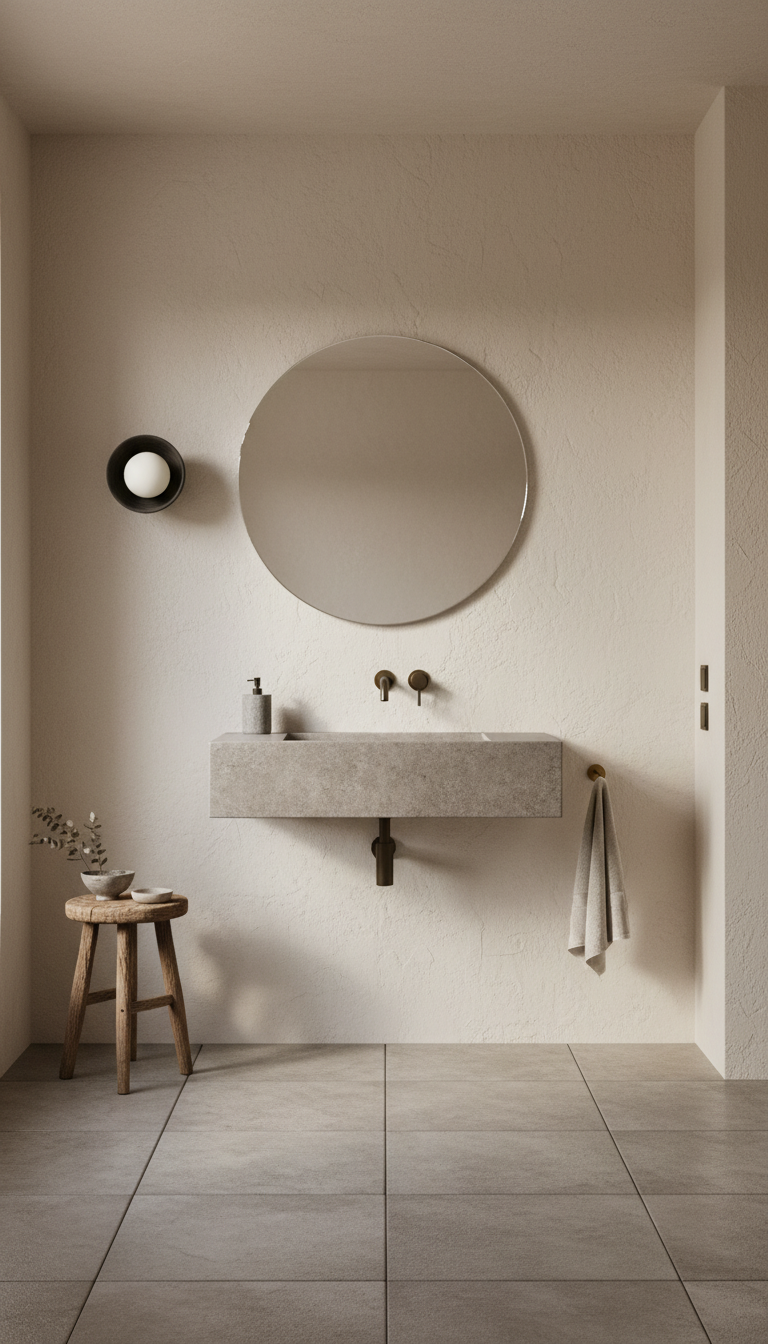 Black Stoneware Sconces