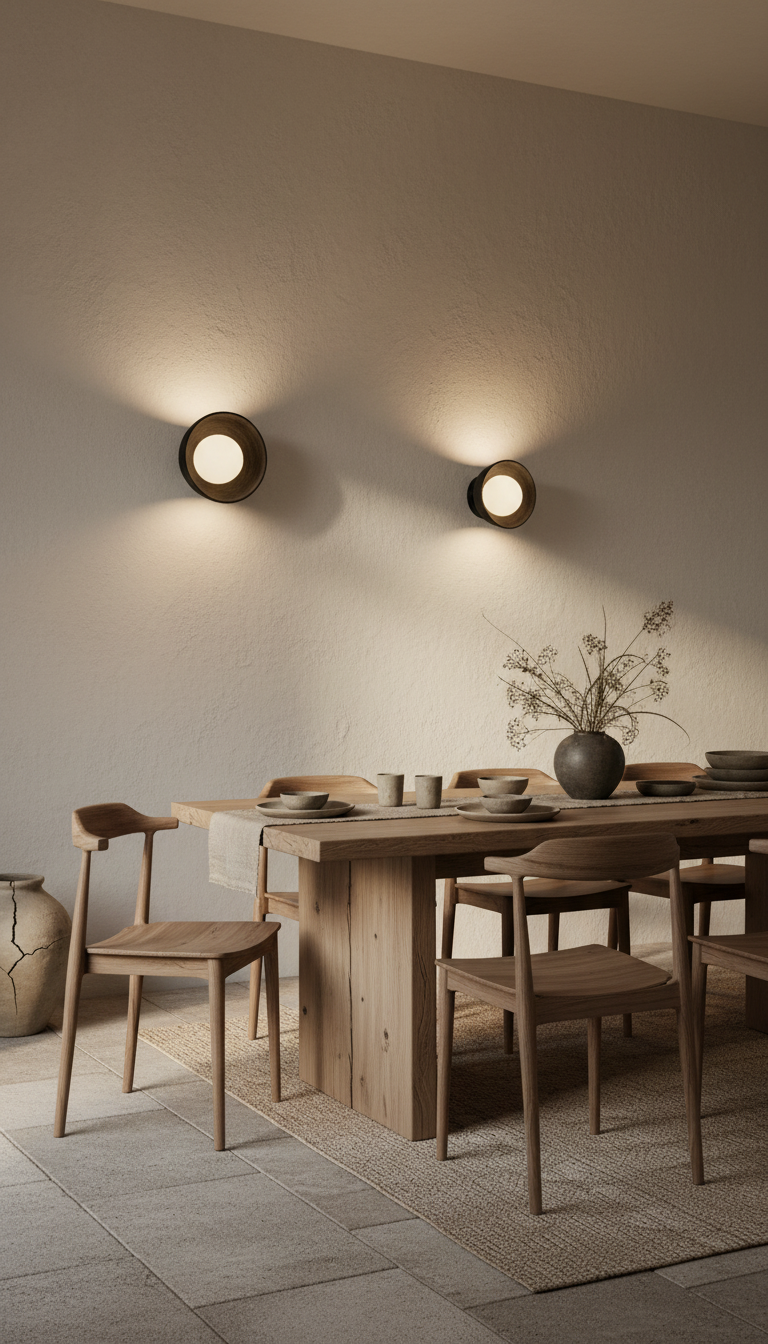 Black Stoneware Sconces