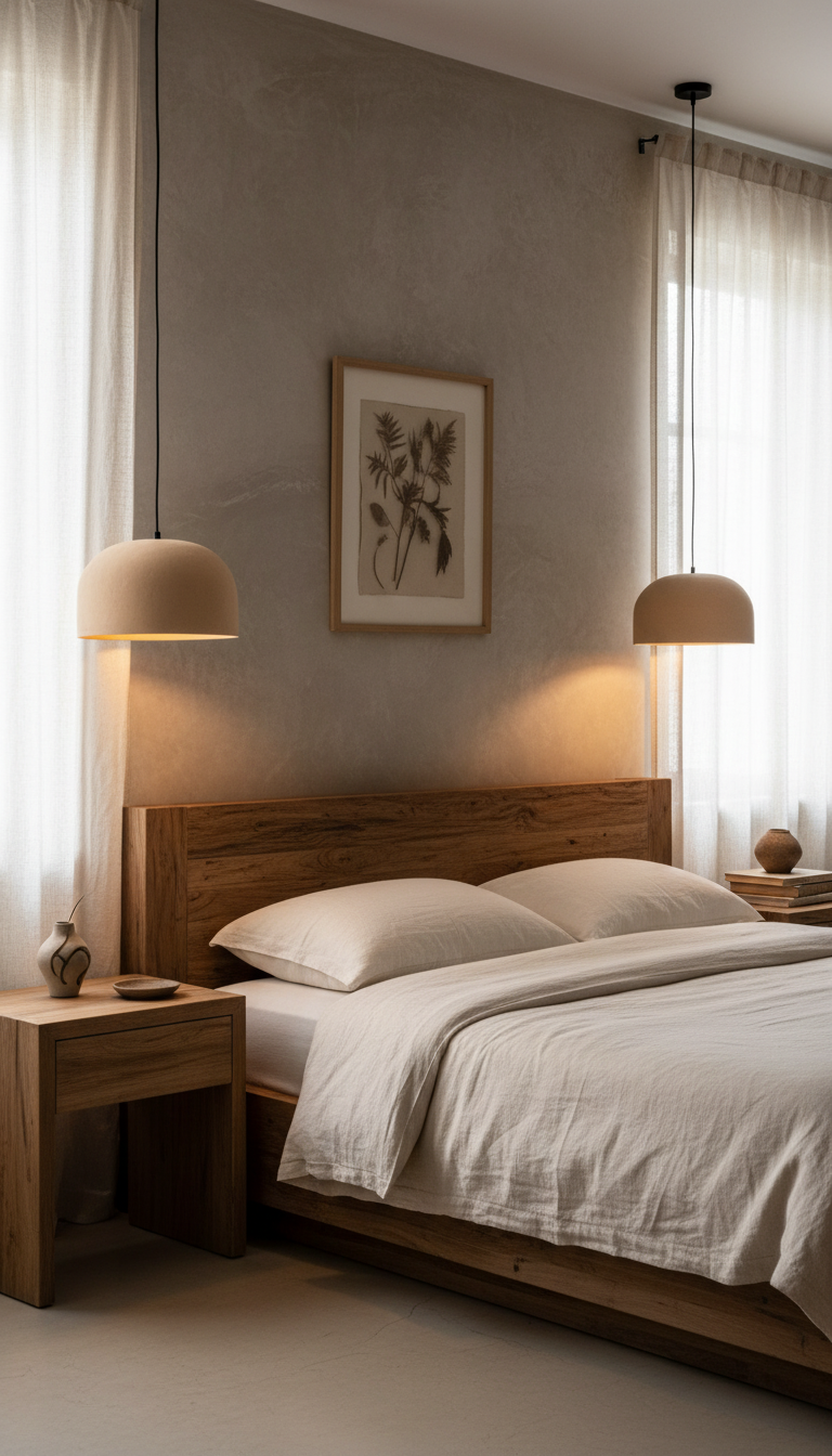 Powder Color Special Texture Handmade Wabi Sabi Stoneware Ceramic Pendant Light