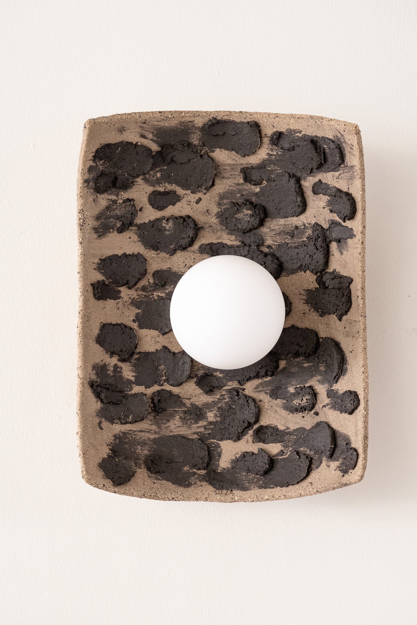 Japandi Amorf Handmade Ceramic New Wall Sconces, Wasabi Wall Lamp, Geza Ceramic Wall Lamp, Bathroom Wall Sconces, Home Gift - Geza Ceramic Studio