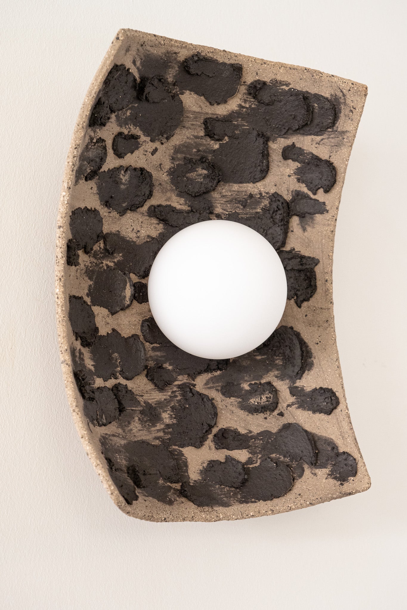 Japandi Amorf Handmade Ceramic New Wall Sconces, Wasabi Wall Lamp, Geza Ceramic Wall Lamp, Bathroom Wall Sconces, Home Gift - Geza Ceramic Studio