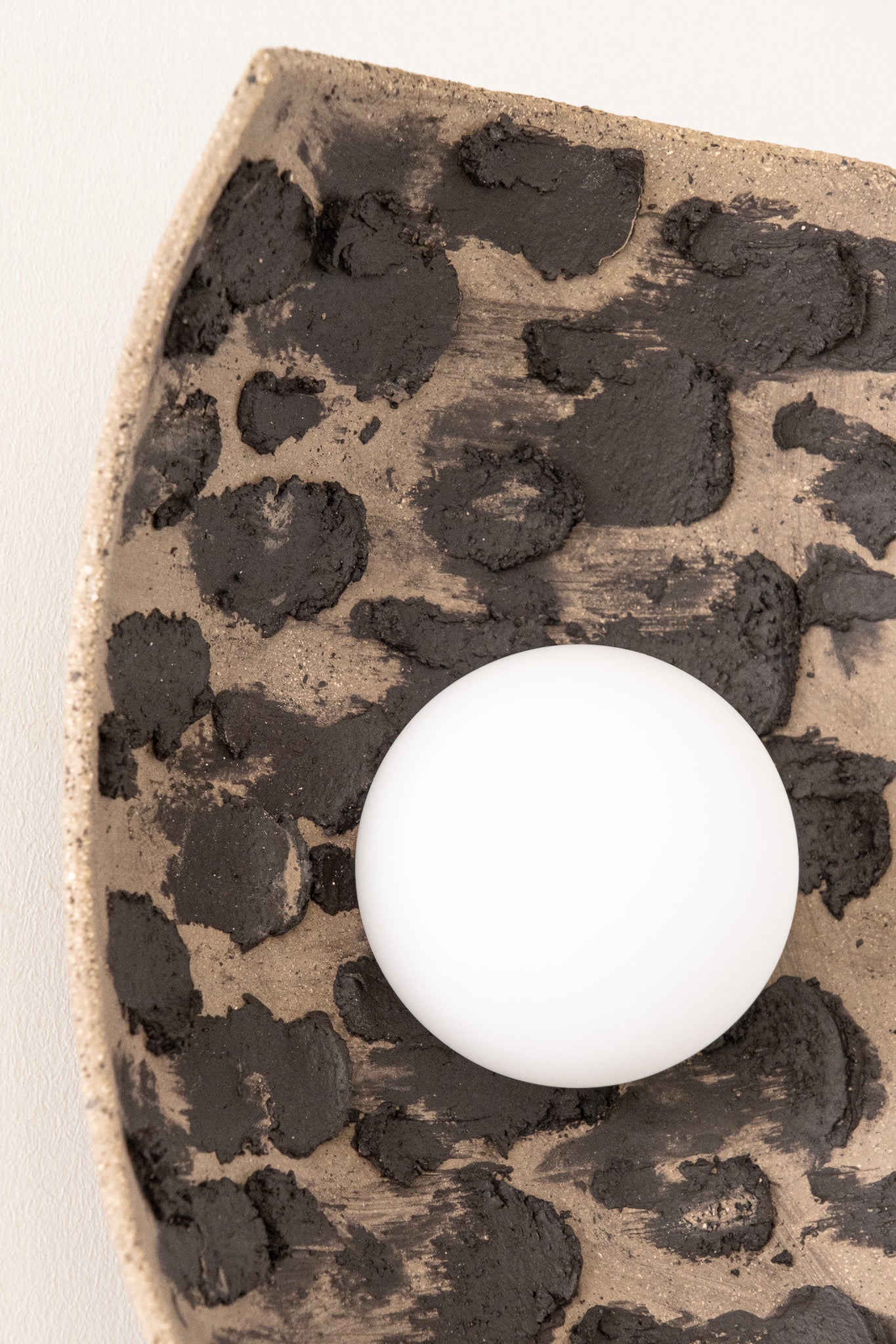Japandi Amorf Handmade Ceramic New Wall Sconces, Wasabi Wall Lamp, Geza Ceramic Wall Lamp, Bathroom Wall Sconces, Home Gift - Geza Ceramic Studio
