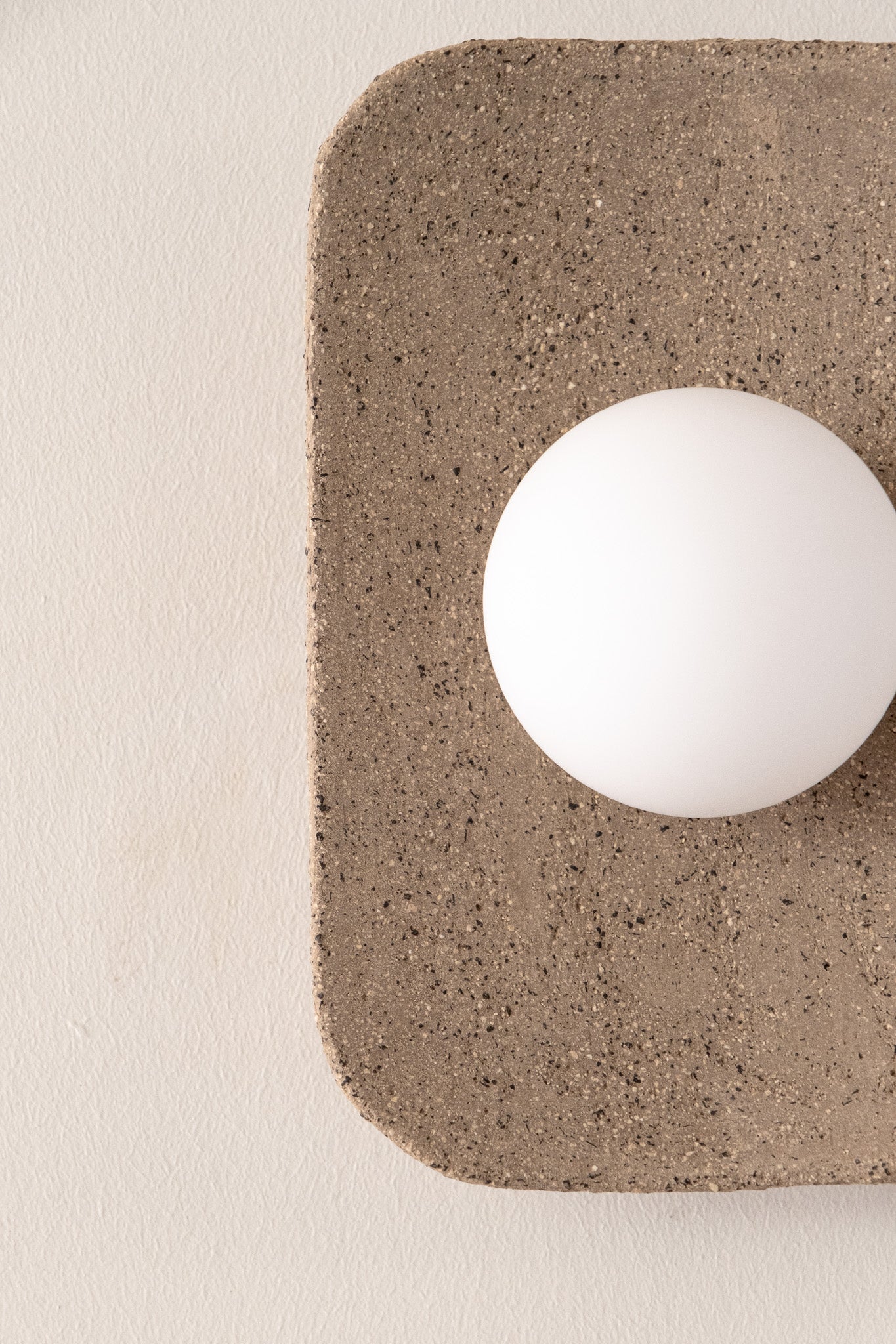 Japandi Handmade Ceramic Wall Sconces, Wabi Sabi Natural Ceramic Wall Lamp, Minimalistic Lighting, Home Decor Gift - Geza Ceramic Studio