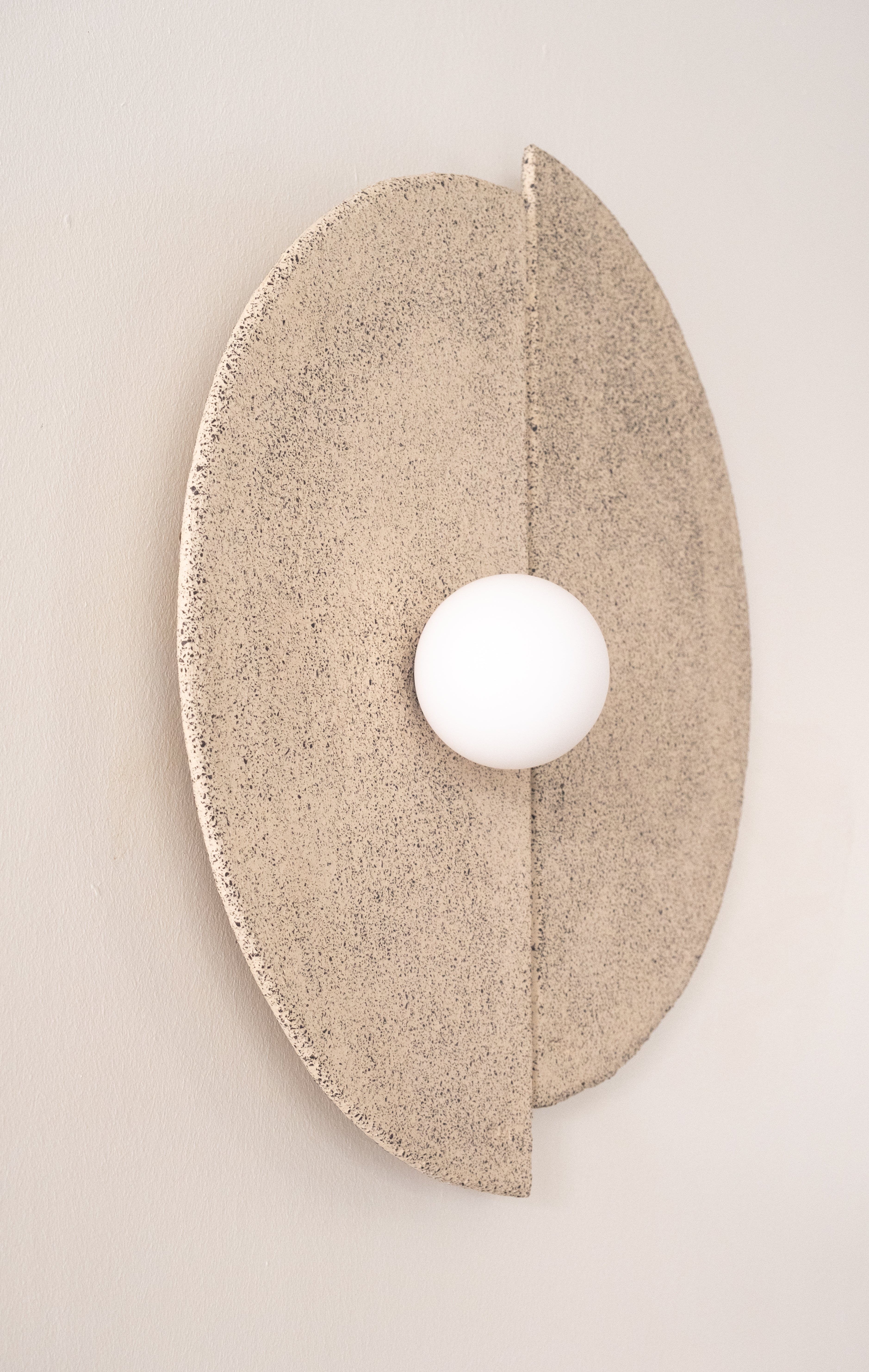 Modern Handmade Ceramic Wall Sconce, Large Ceramic Wall Lamp, Home Gift