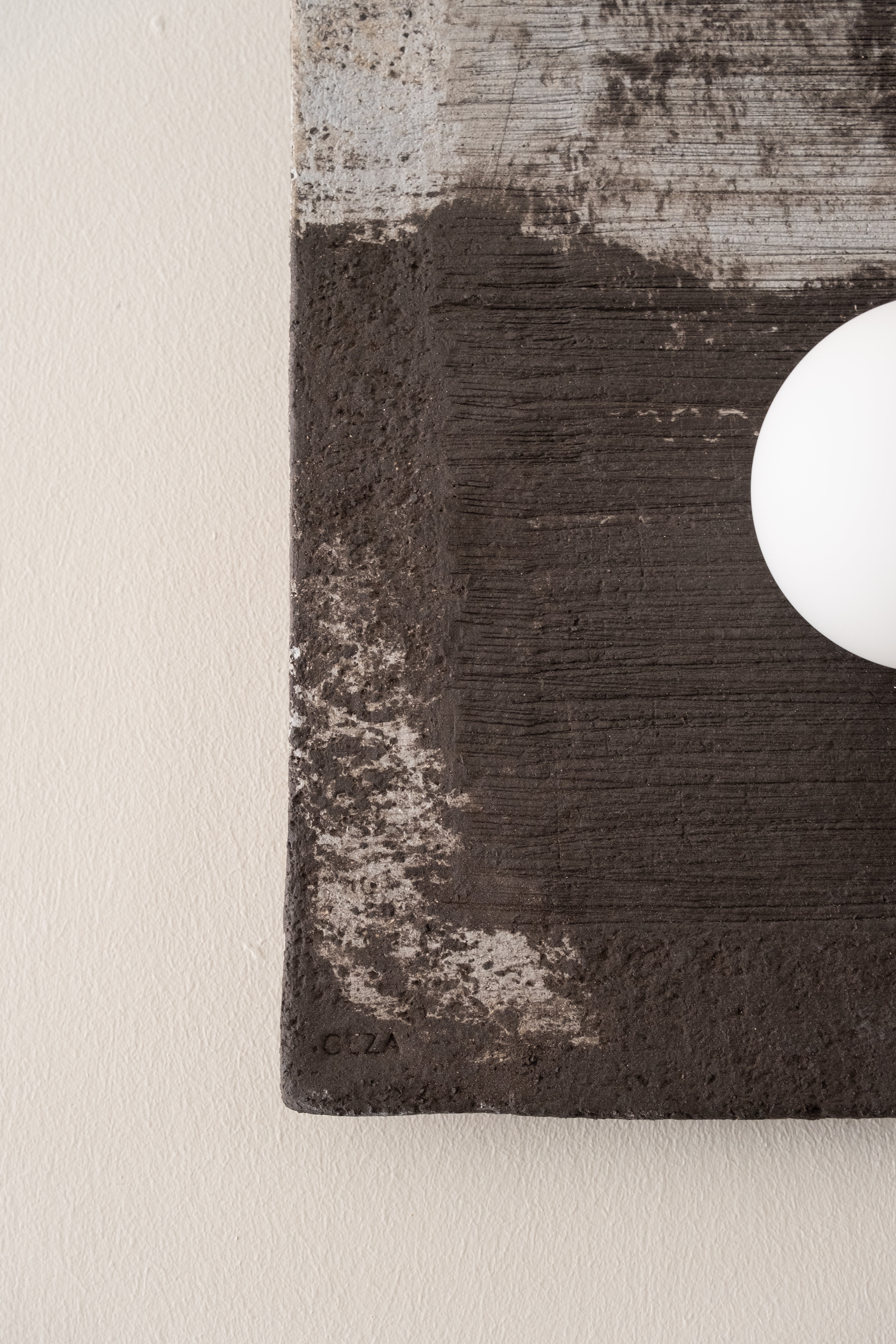 Wabi Sabi More Color Handmade Ceramic Square Wall Sconce, Livingroom Wall Light, Home Decor Wall Sconces, Home Gift - Geza Ceramic Studio