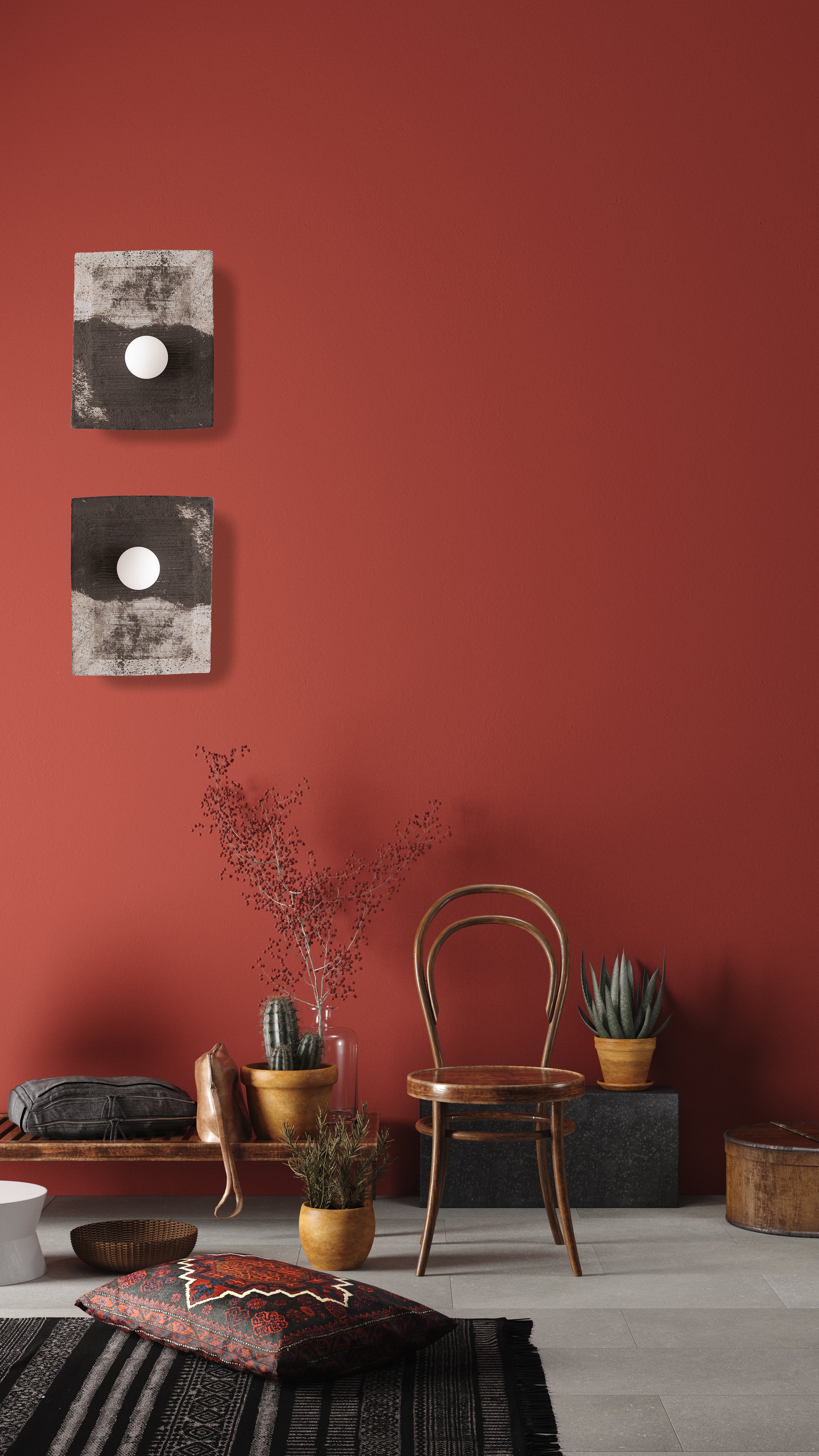 Wabi Sabi More Color Handmade Ceramic Square Wall Sconce, Livingroom Wall Light, Home Decor Wall Sconces, Home Gift - Geza Ceramic Studio