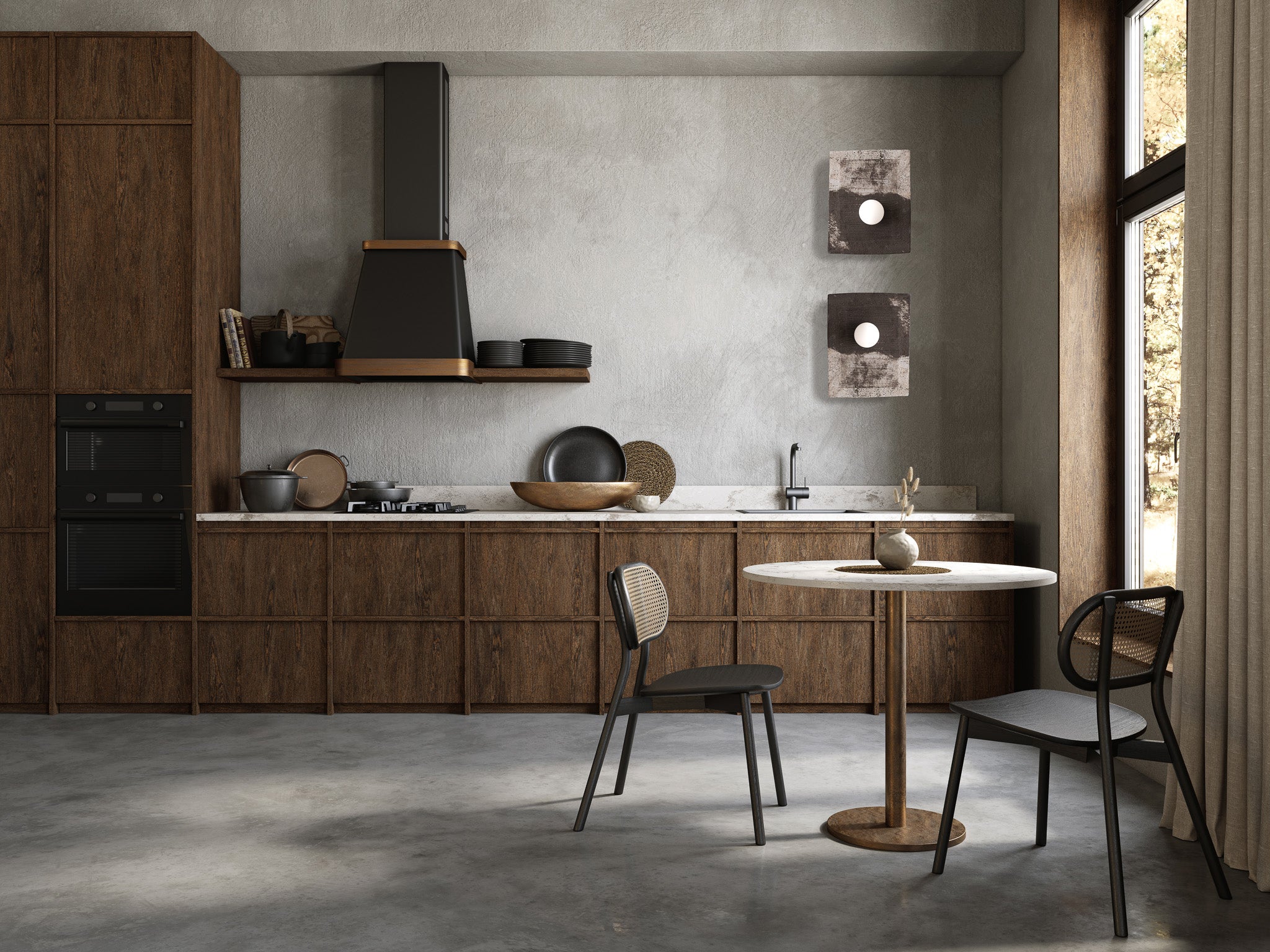 Wabi Sabi More Color Handmade Ceramic Square Wall Sconce, Livingroom Wall Light, Home Decor Wall Sconces, Home Gift - Geza Ceramic Studio