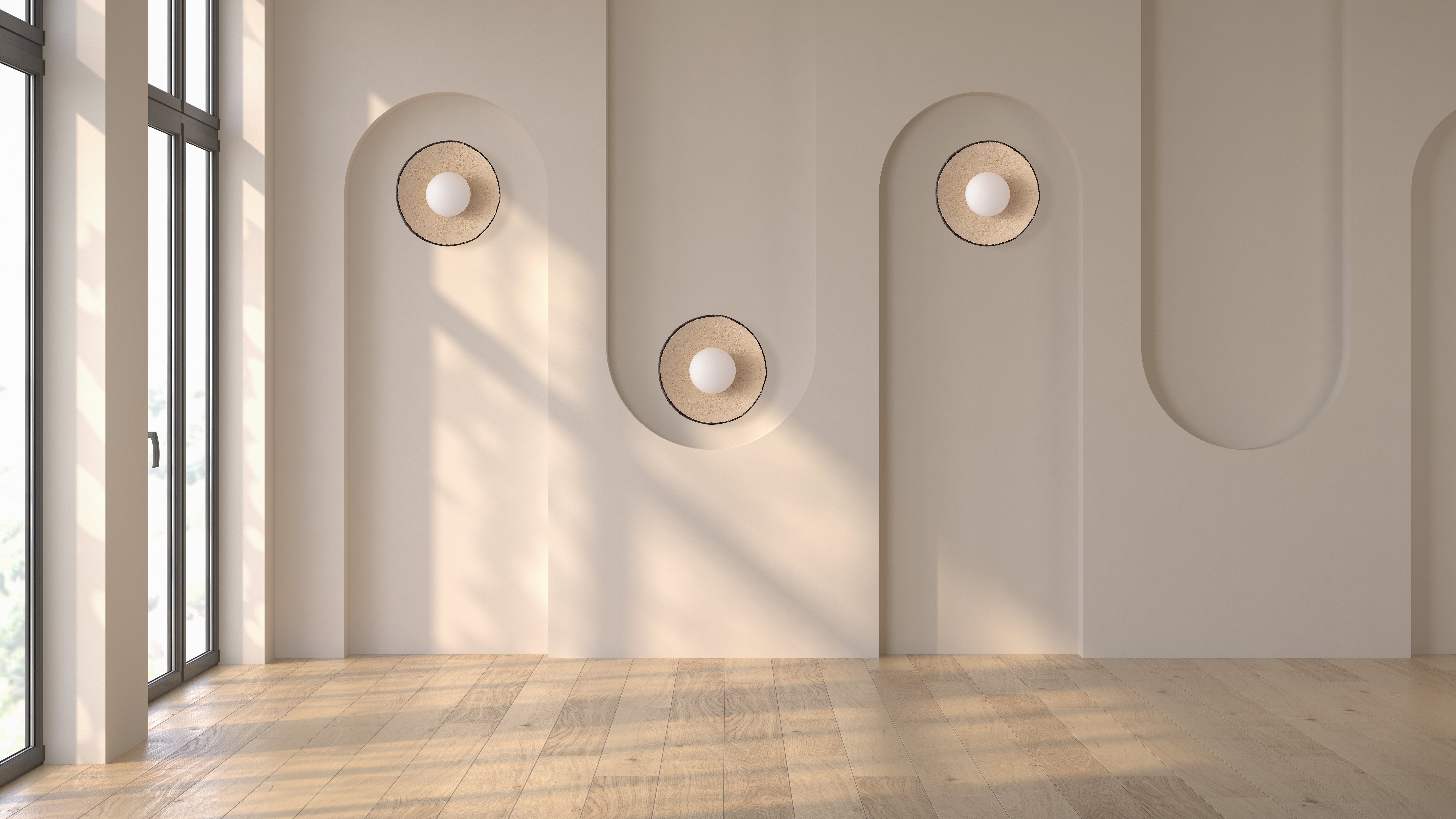 Wintage Handmade Ceramic Wall Sconces, Wasabi Wall Lamp, Minimalistic Wall Sconces, Mid Century Home Decor Light, Interior Design Lamp - Geza Ceramic Studio