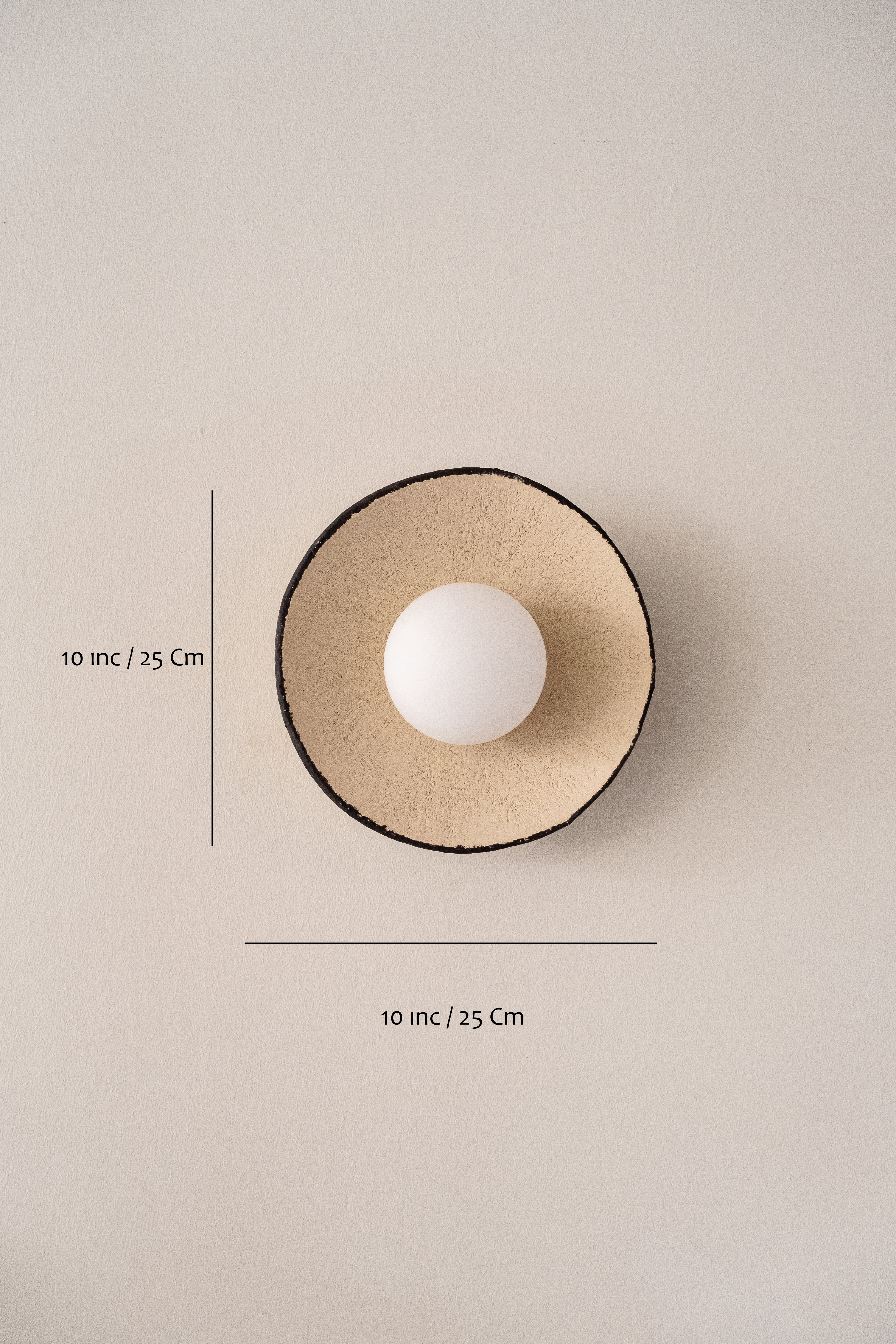 Wintage Handmade Ceramic Wall Sconces, Wasabi Wall Lamp, Minimalistic Wall Sconces, Mid Century Home Decor Light, Interior Design Lamp - Geza Ceramic Studio