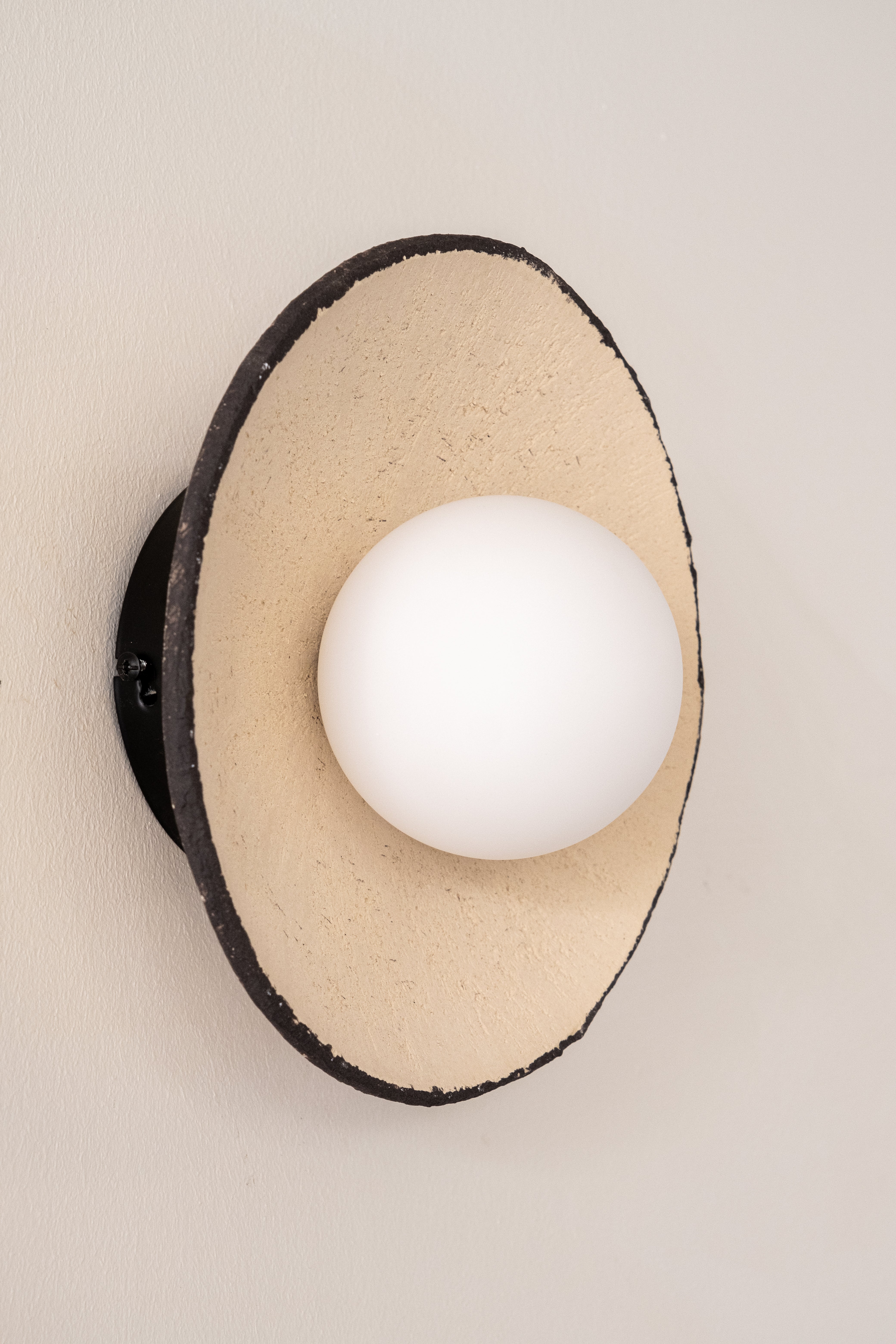 Wintage Handmade Ceramic Wall Sconces, Wasabi Wall Lamp, Minimalistic Wall Sconces, Mid Century Home Decor Light, Interior Design Lamp - Geza Ceramic Studio