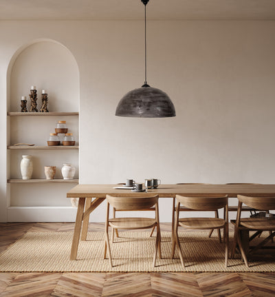 Large Size Handmade Ceramic Pendant Chandelier With Rustic - Geza Ceramic Studio