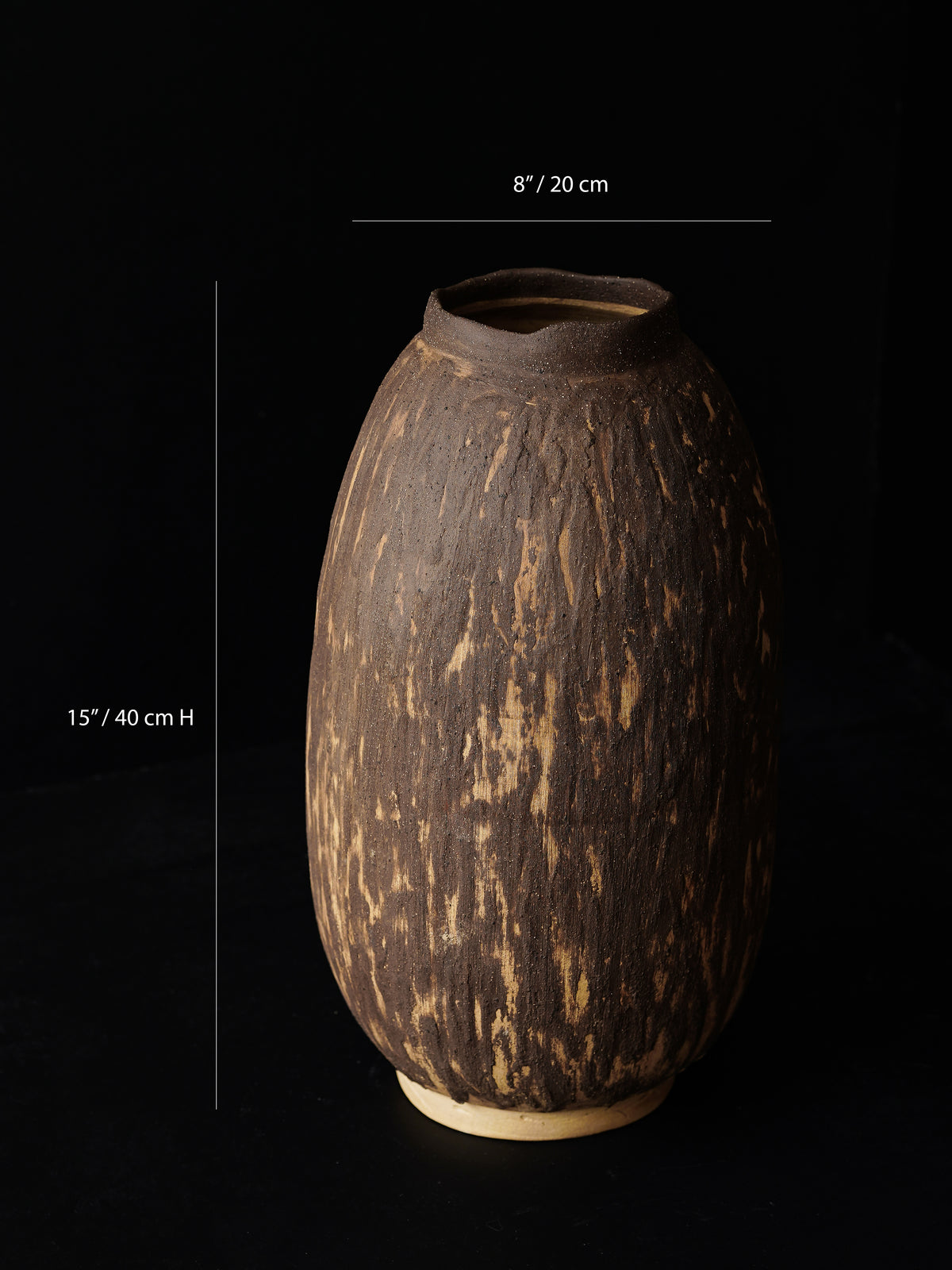 Valen – handmade ceramic wall art decor in natural clay, Geza Ceramic – image 3