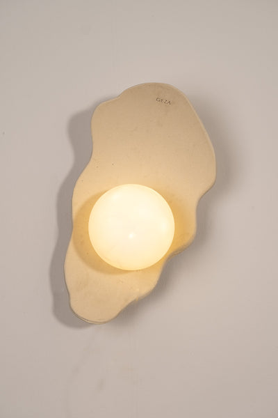 Ceramic Beige  wall Sconces Handmade Wall Sconces