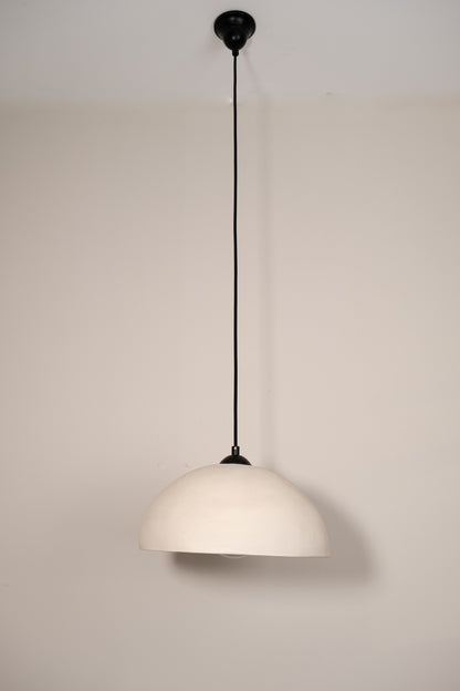 Beige Special Texture Handmade Wabi Sabi Stoneware Ceramic Pendant Light - Geza Ceramic Studio