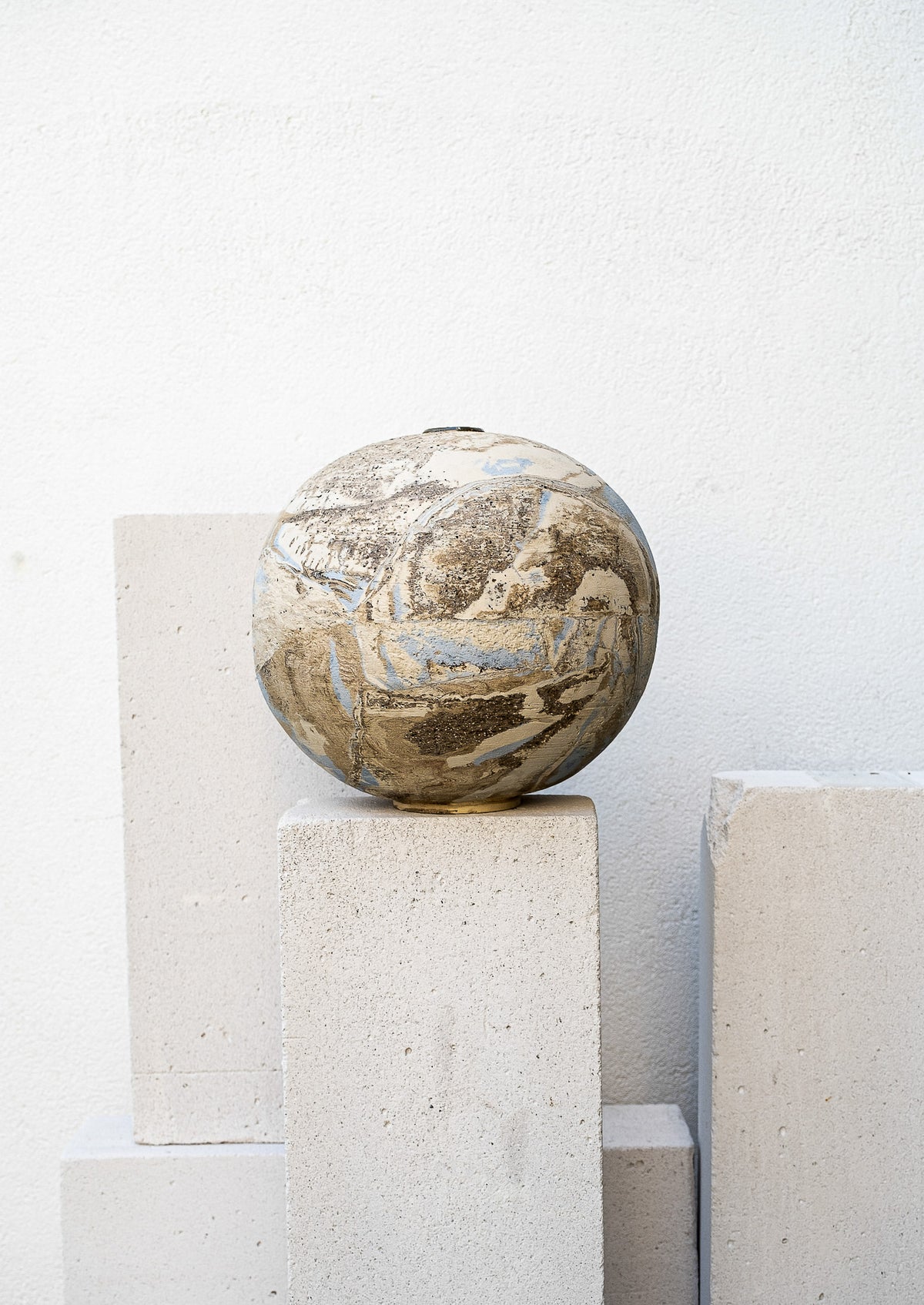 Noren – handmade ceramic wall art decor in natural stoneware clay by Geza Ceramic Studio
