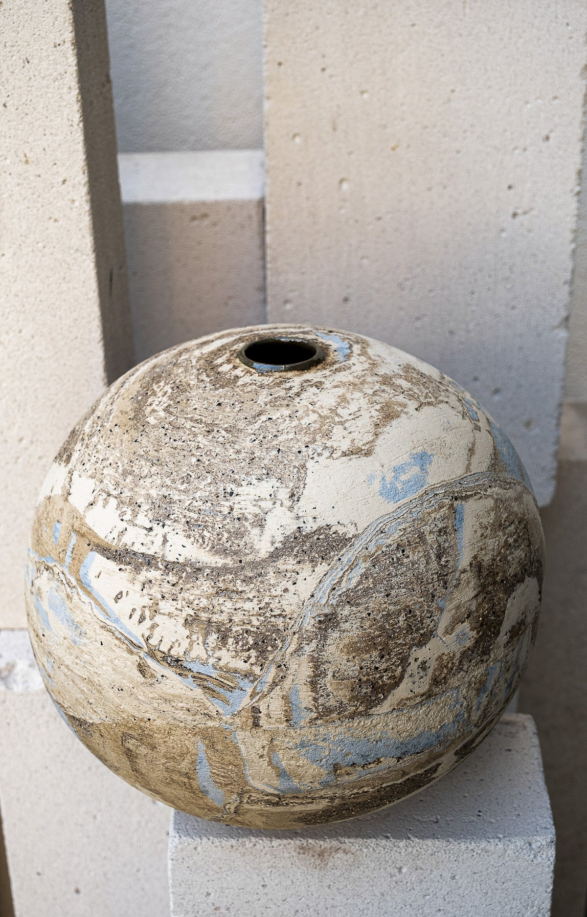 Noren handmade ceramic wall art decor, wabi sabi stoneware – image 6