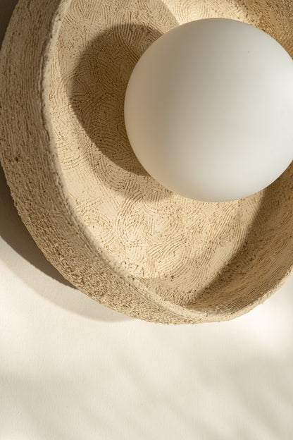 Bej Stoneware Duvar Aplikleri