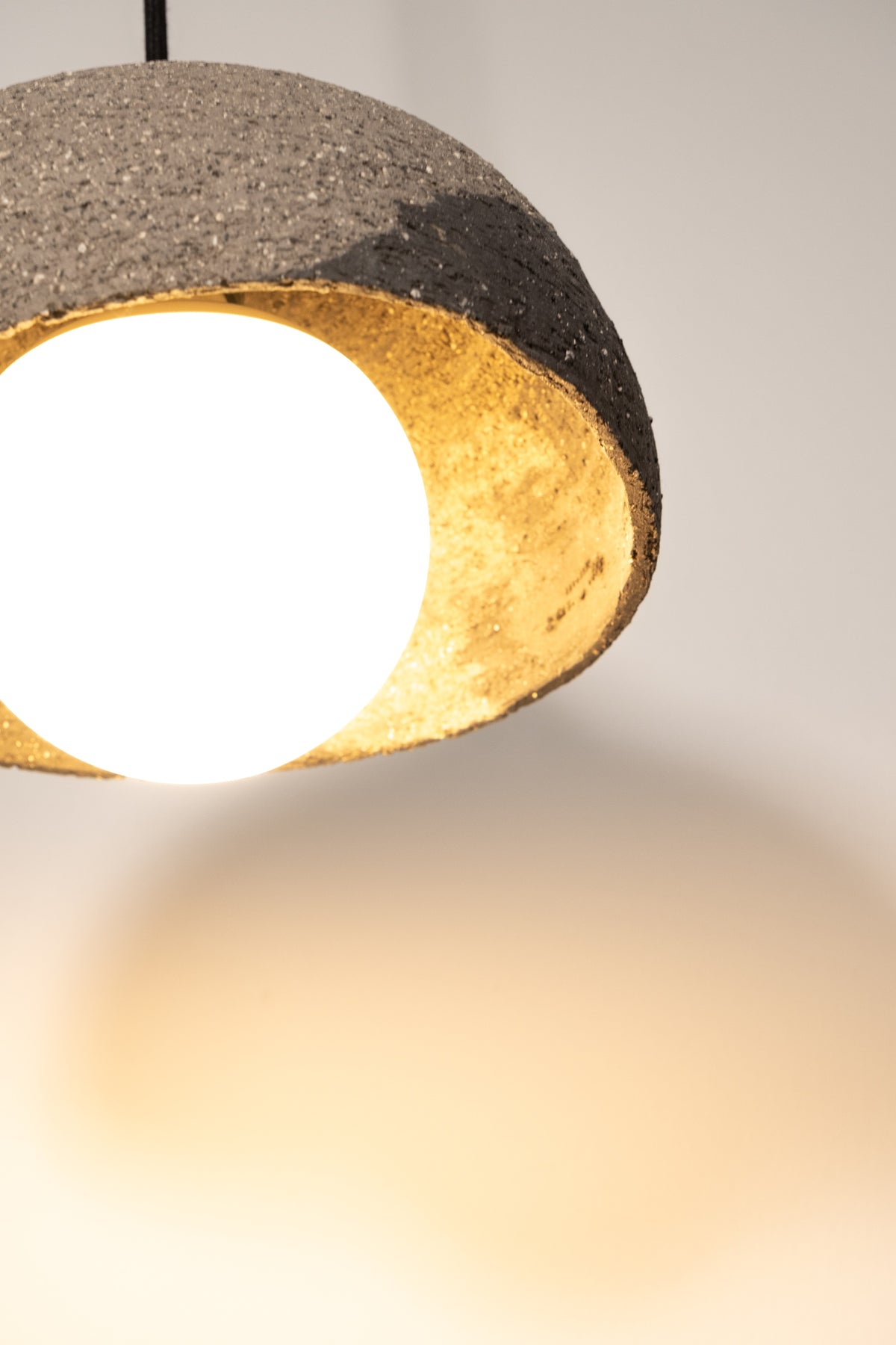 Liorin – handmade ceramic pendant light in natural clay, Geza Ceramic – image 11
