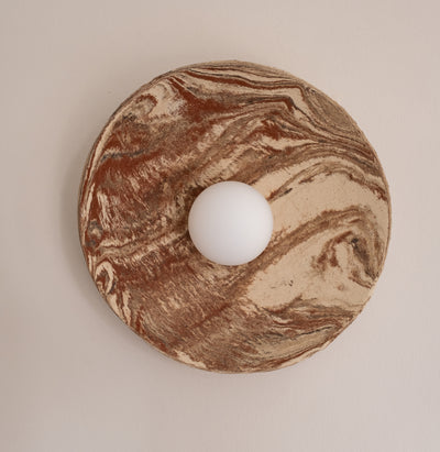 Ceramic Rot wall light Handmade Wall Sconces - Geza Ceramic Studio