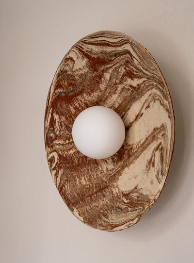 Ceramic Rot wall light Handmade Wall Sconces - Geza Ceramic Studio