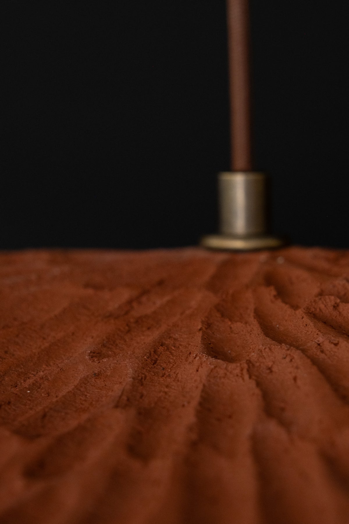 Selene – handmade terracotta ceramic pendant light in natural clay, Geza Ceramic – image 11