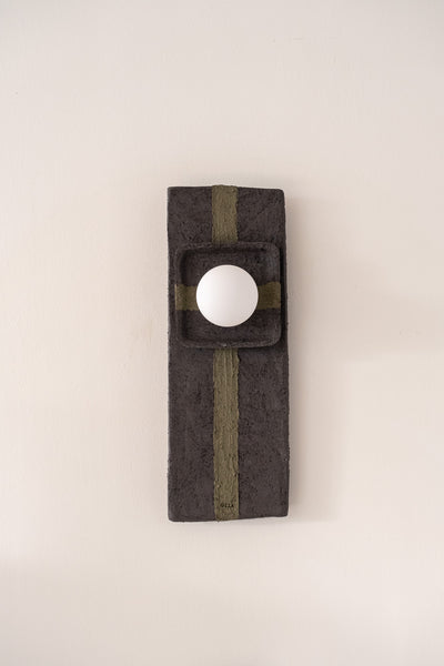 Modern Handmade Ceramic Wall Lamp, Minimalist Handmade Ceramic Wall Sconce, Home Decor Ceramic Lamp, Home Gift - Geza Ceramic Studio