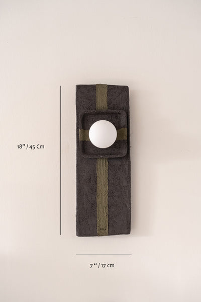 Modern Handmade Ceramic Wall Lamp, Minimalist Handmade Ceramic Wall Sconce, Home Decor Ceramic Lamp, Home Gift - Geza Ceramic Studio