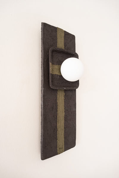 Modern Handmade Ceramic Wall Lamp, Minimalist Handmade Ceramic Wall Sconce, Home Decor Ceramic Lamp, Home Gift - Geza Ceramic Studio