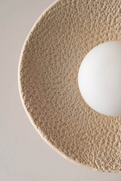 Wabi Sabi Handmade Ceramic Wall Lamp, Ceramic Wall Sconces,