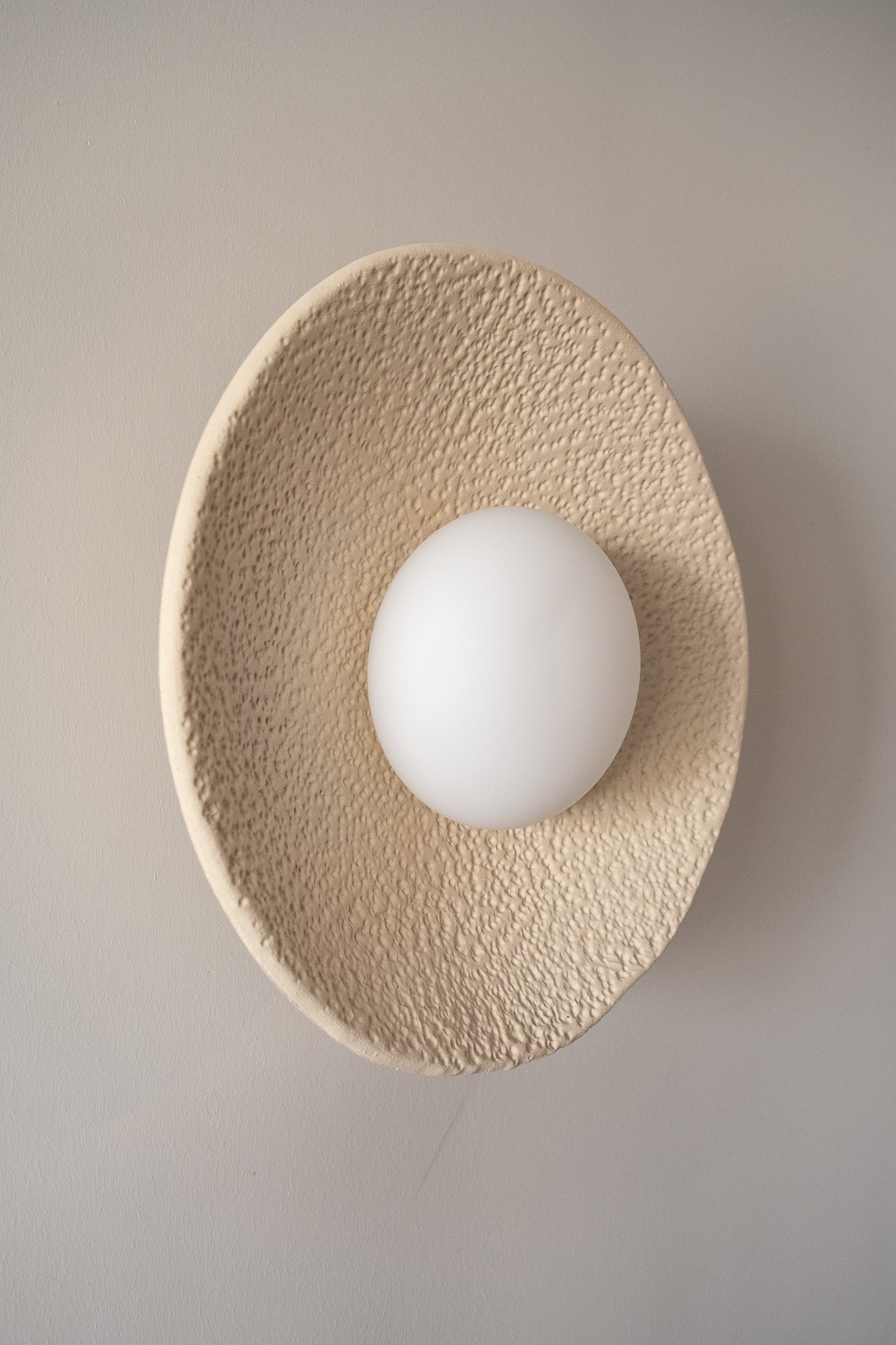 Wabi Sabi Handmade Ceramic Wall Lamp, Ceramic Wall Sconces,