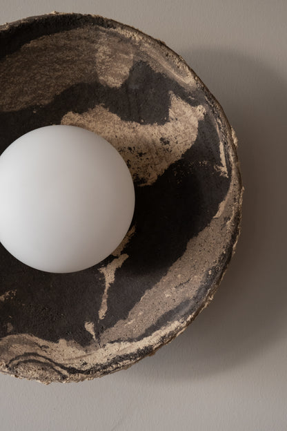 Wabi Sabi Handmade Ceramic Wall Lamp, Ceramic Wall Sconces,