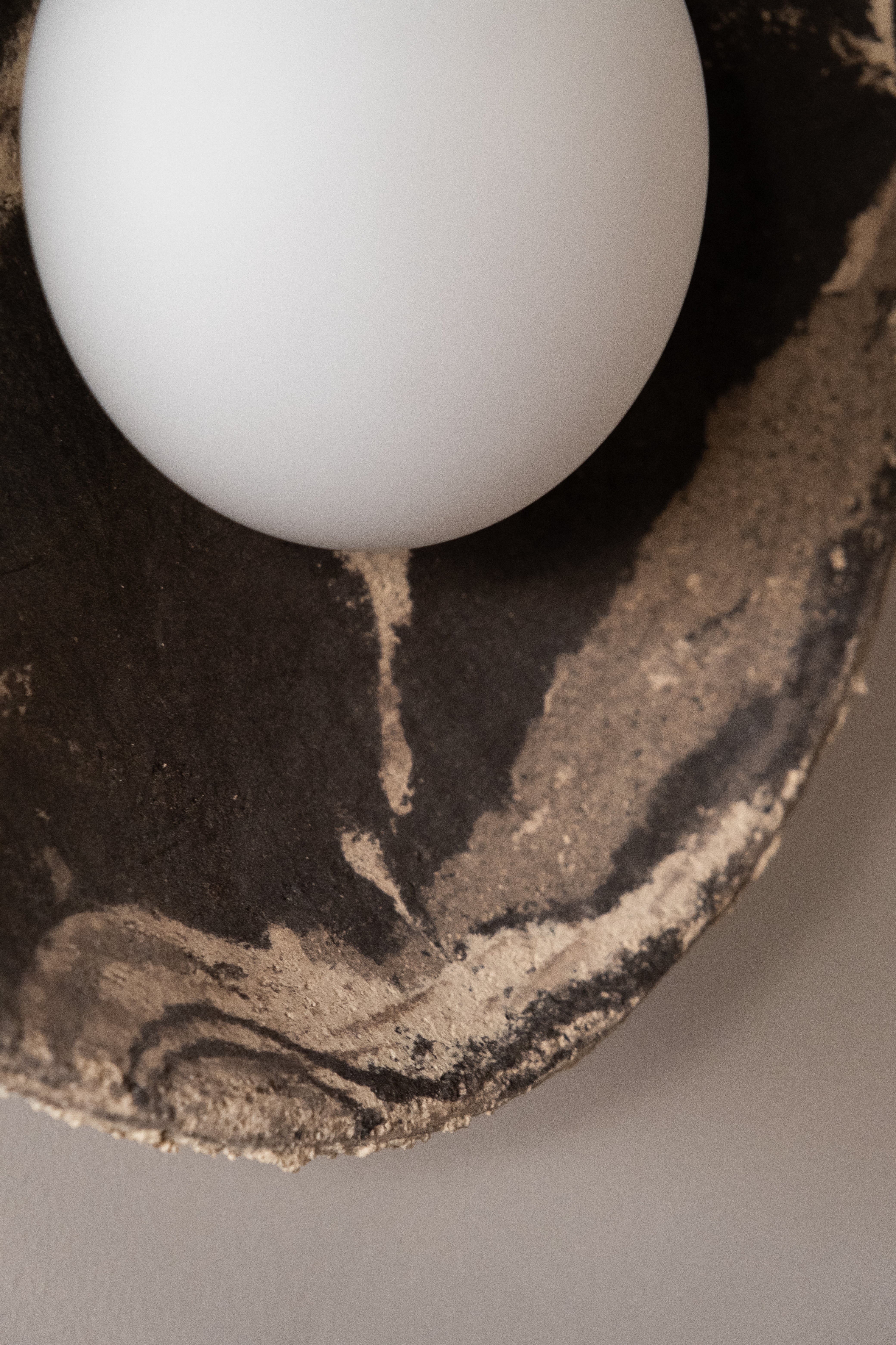 Wabi Sabi Handmade Ceramic Wall Lamp, Ceramic Wall Sconces,